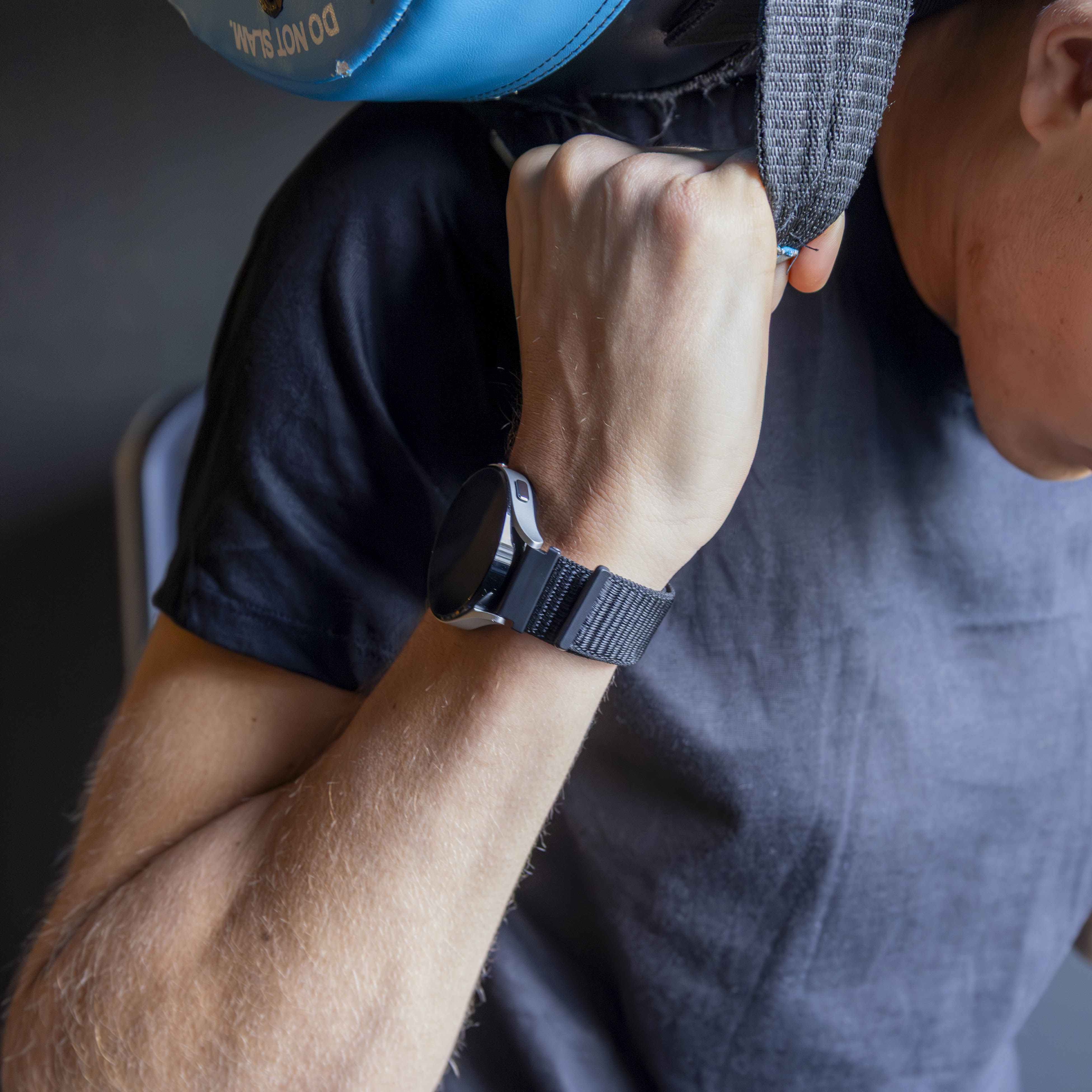 Bandz Amazfit Bip 3 (Pro) Nylon Strap 'Classic' (Black)