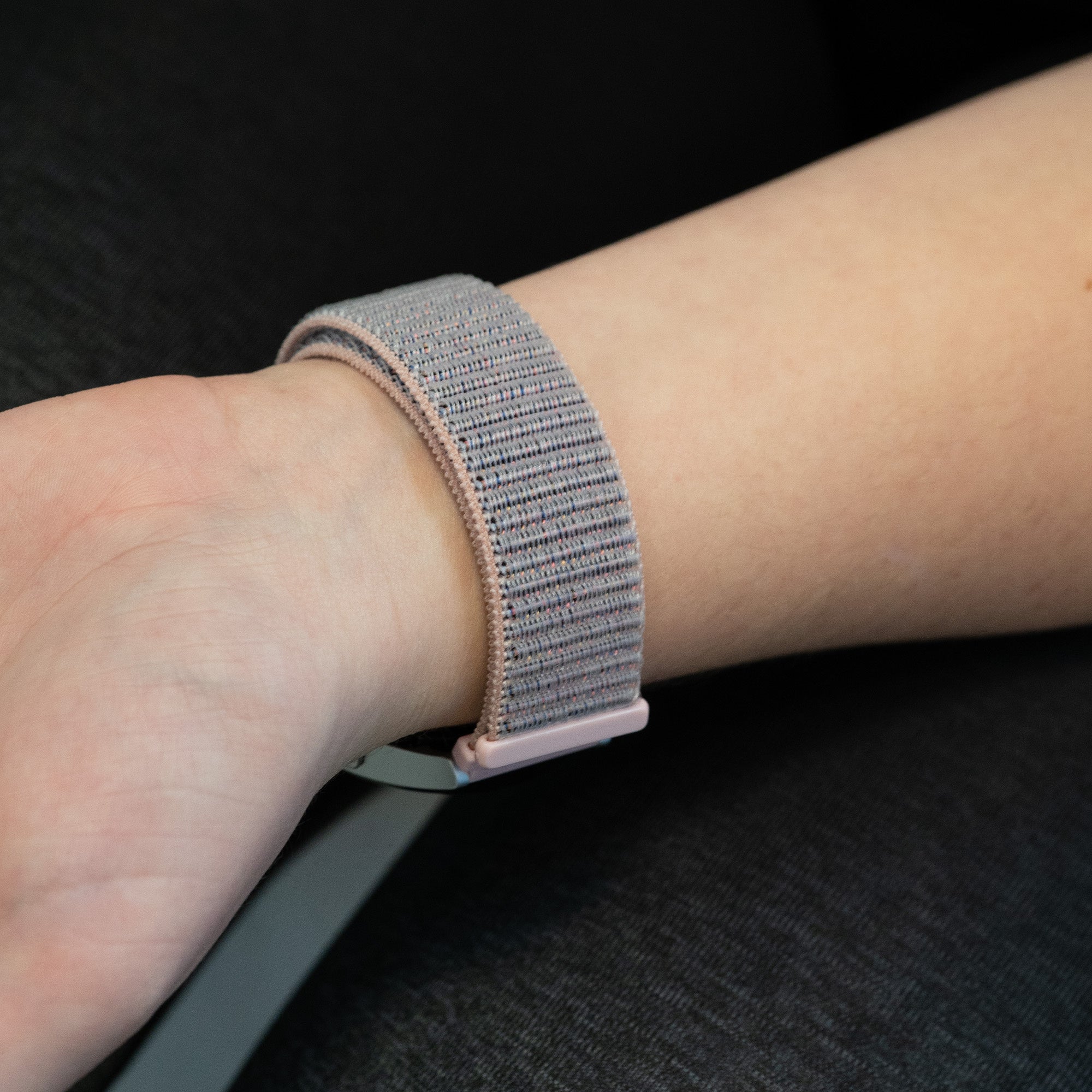 Bandz Coros Pace 2 Nylon Loop Armband (Rosa)