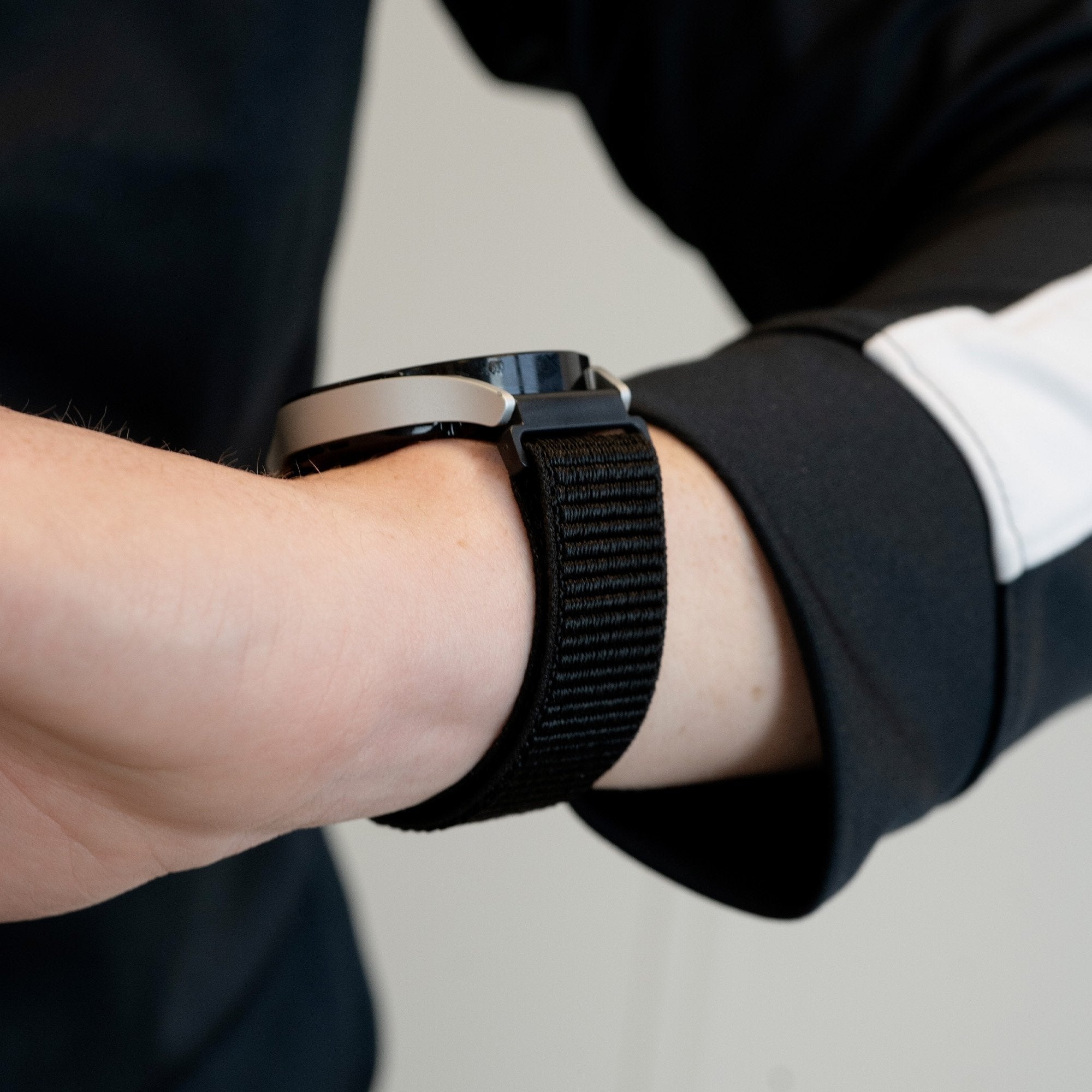 Bandz TicWatch 22mm Nylon Strap 'Classic' (Black)