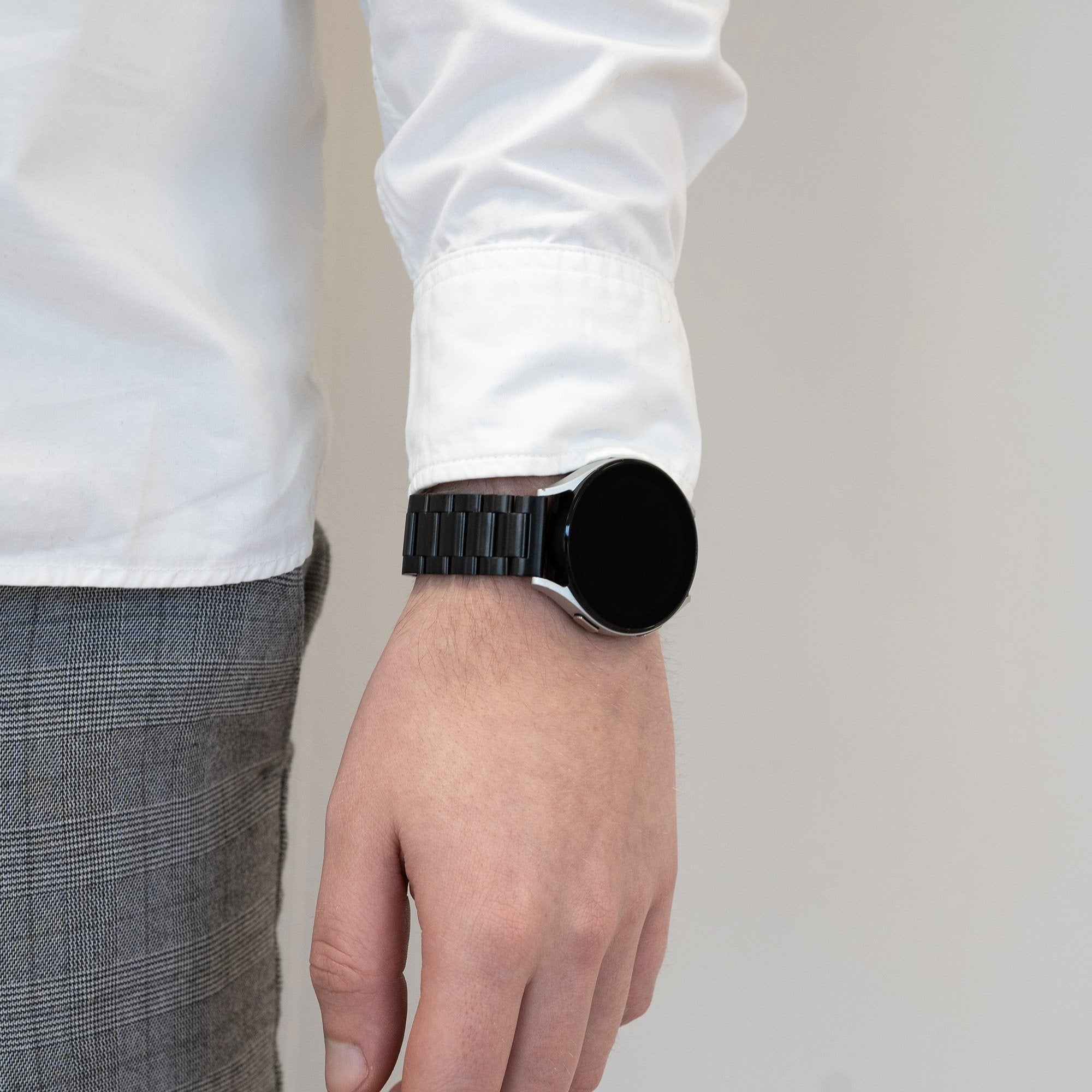 Bandz Redmi Watch 5 Lite Stahlarmband 'Classic' (Schwarz)