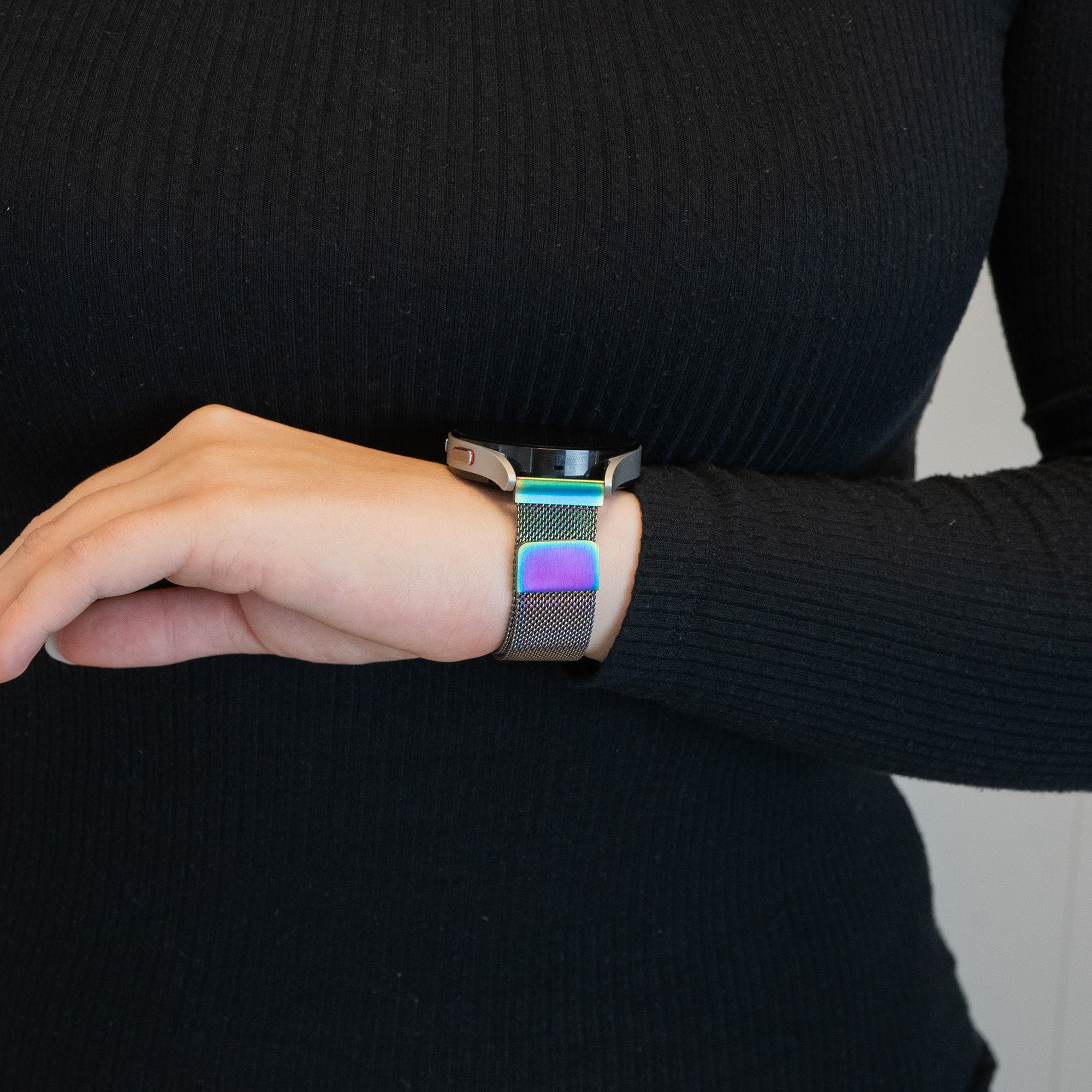 Bandz Garmin Approach S40 Milanese Loop Armband (Regenbogen)