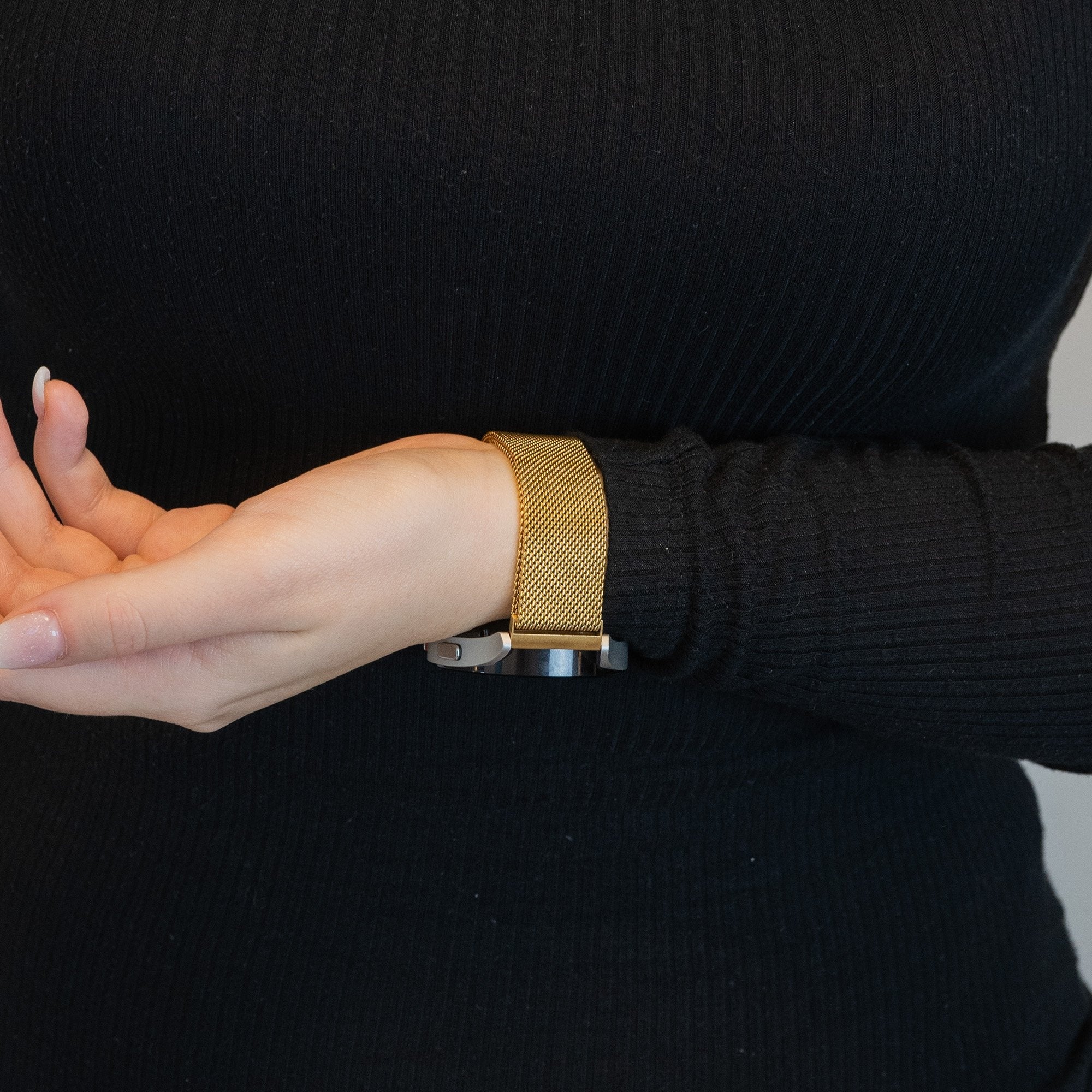 Bandz Xiaomi Amazfit GTS Milanese Loop Strap (Gold)