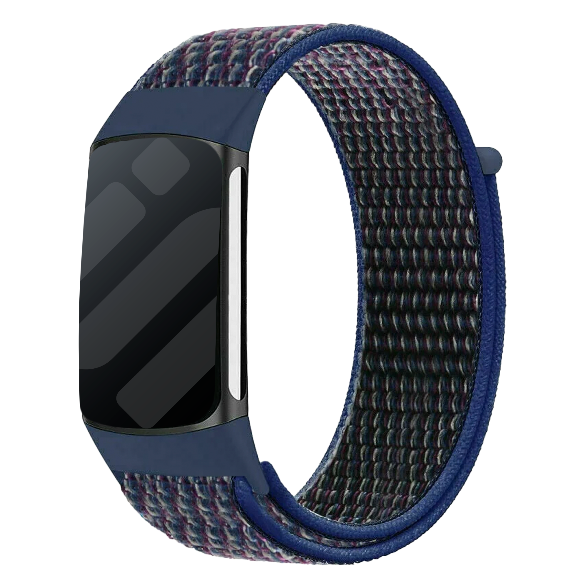 Fitbit Charge 6 Nylonarmband (Indigo Blau)