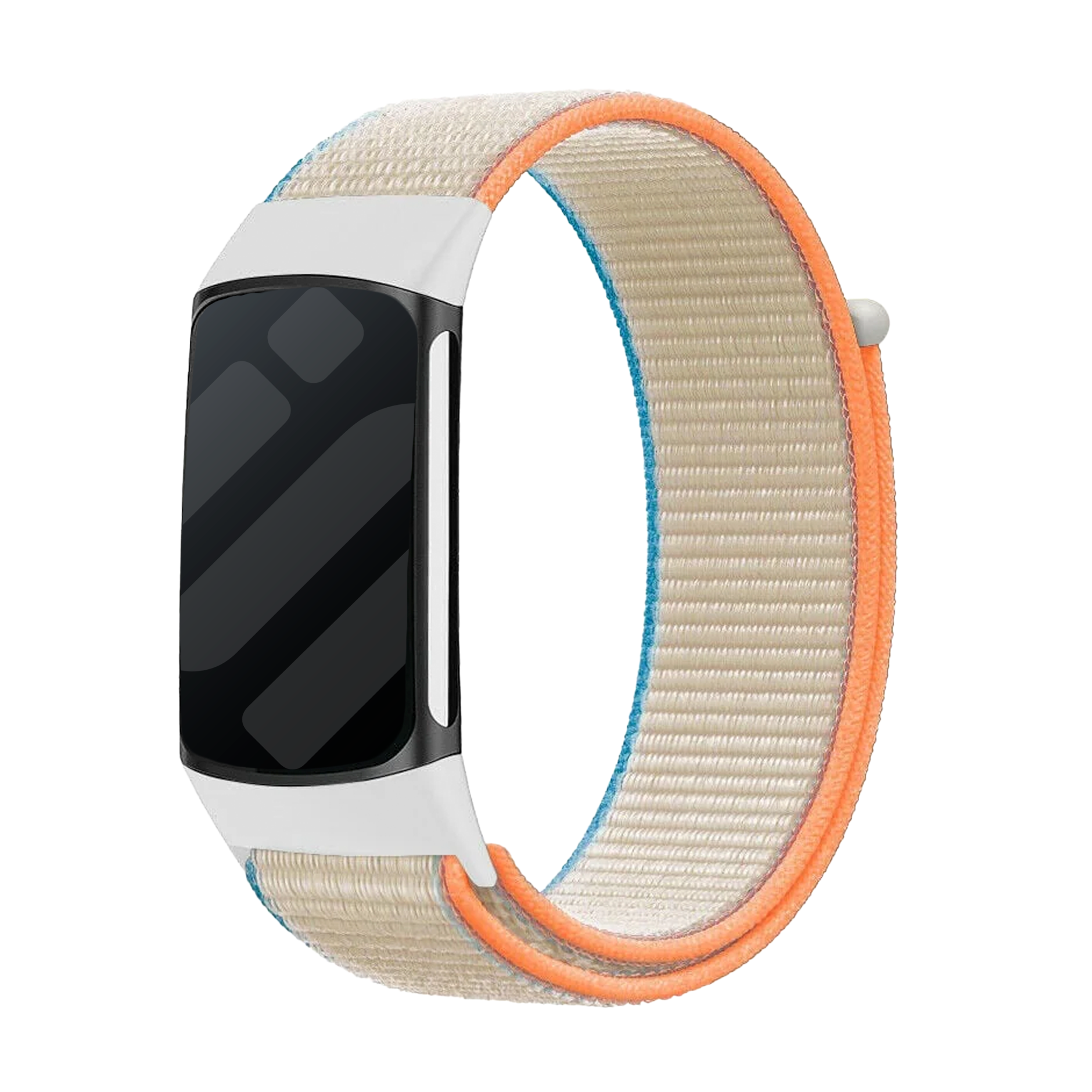 Fitbit Charge 6 Nylonarmband (Beige)