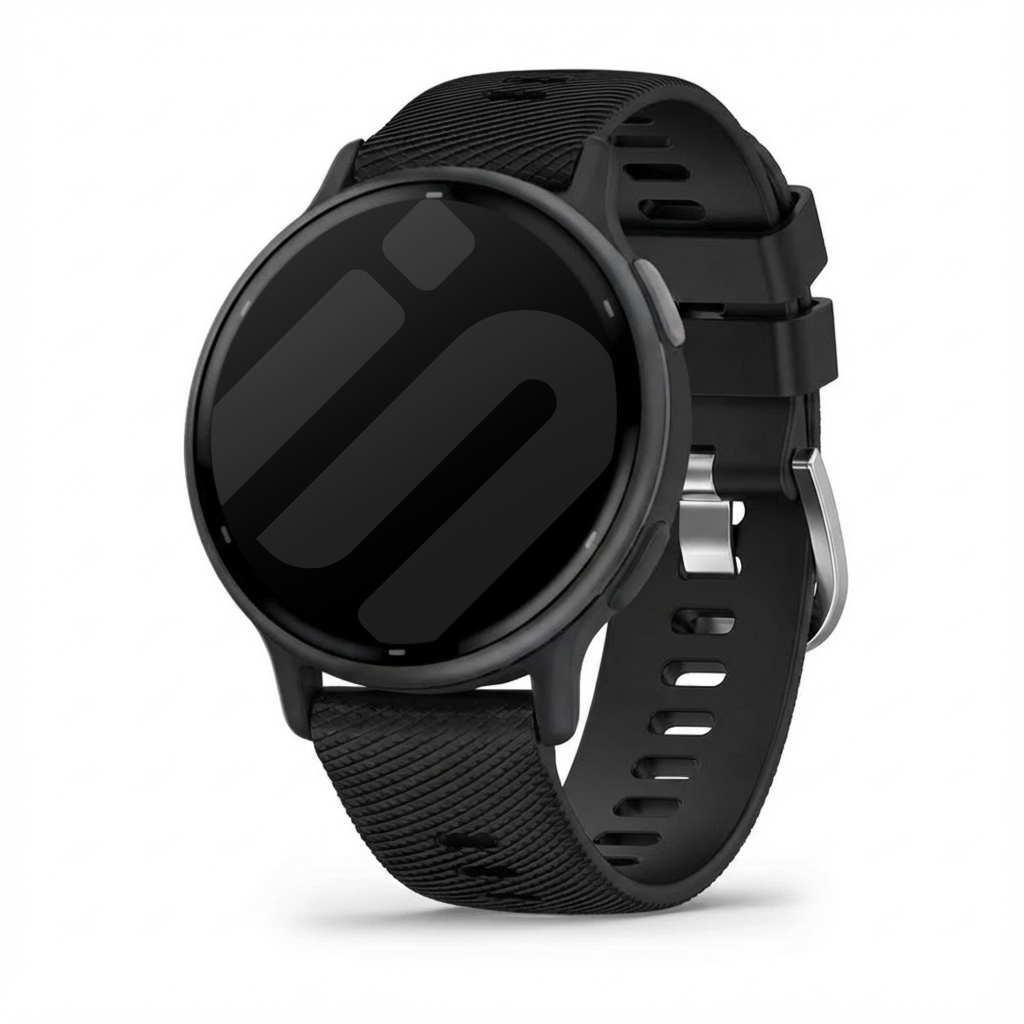 Garmin Vivoactive 5 Silikonarmband (Schwarz)