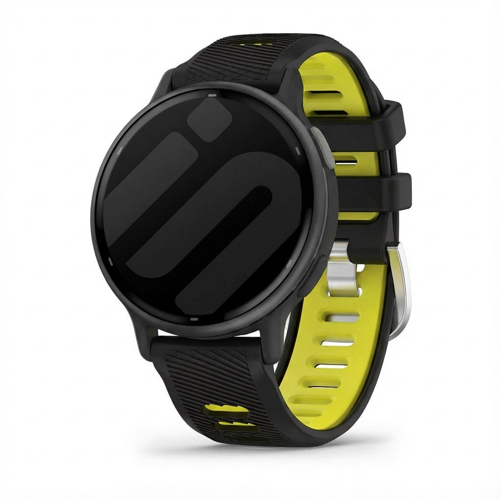 Garmin Vivoactive 5 Schnalle Sport Amrband (Schwarz/Gelb)