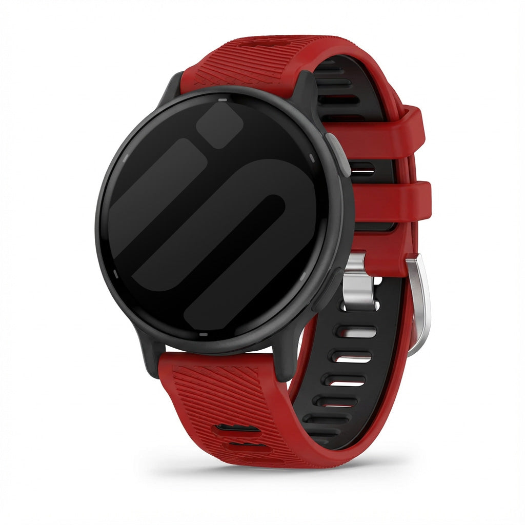 Garmin Vivoactive 5 Schnalle Sport Amrband (Rot/Schwarz)