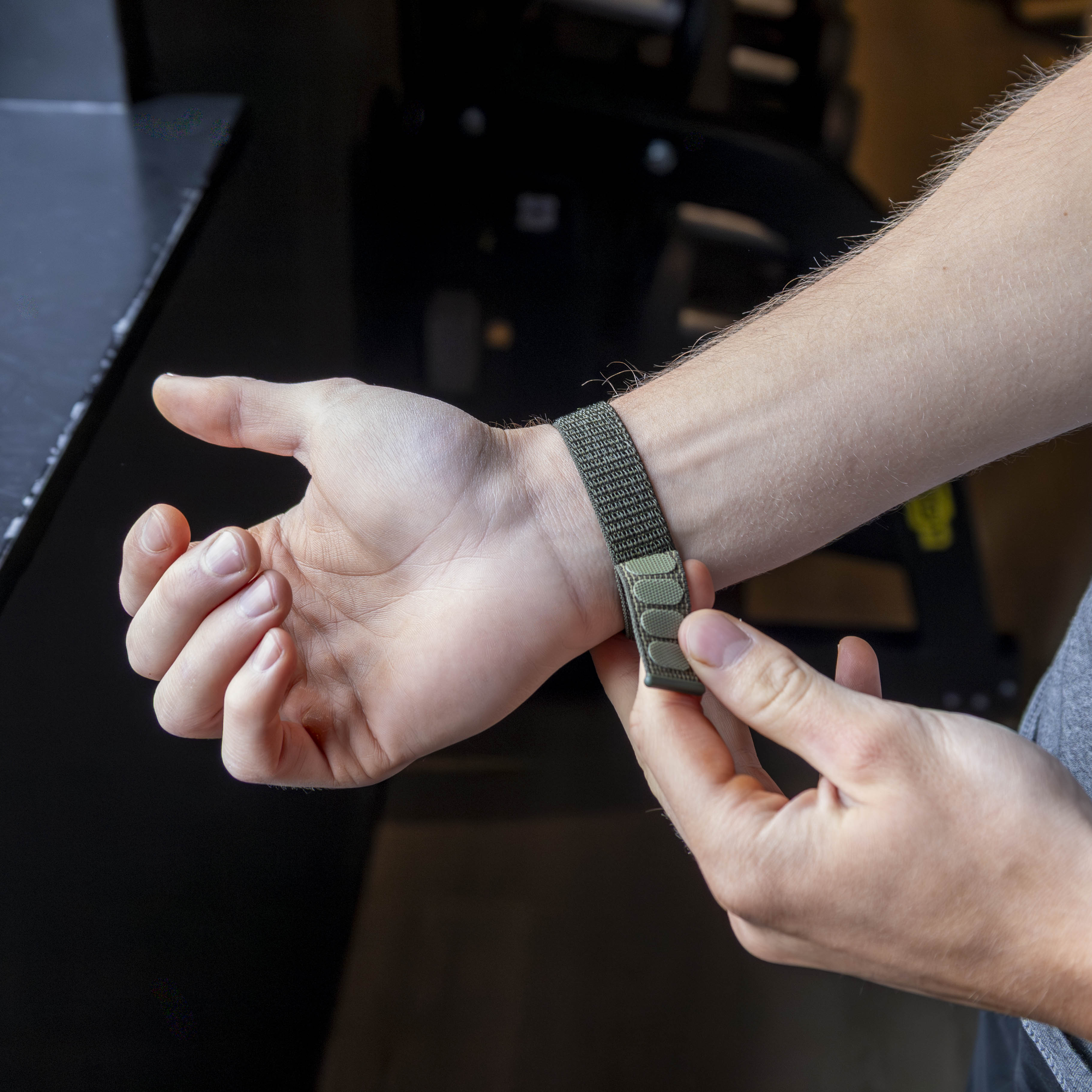 Samsung Galaxy Fit 3 Nylonarmband (Grün)