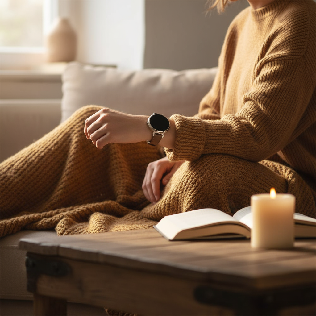 Uhrenarmband Leder 14mm - Schnellverschluss (Braun)