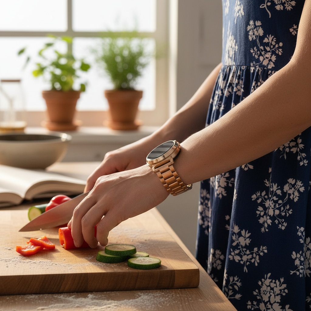 Garmin Lily 2 Steel Strap (Rosegold)