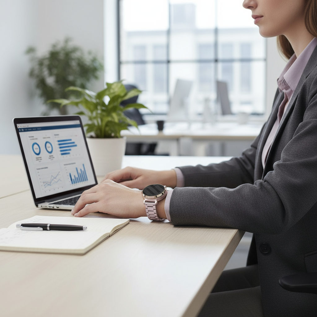 Garmin Lily 2 Steel Strap (Pink)