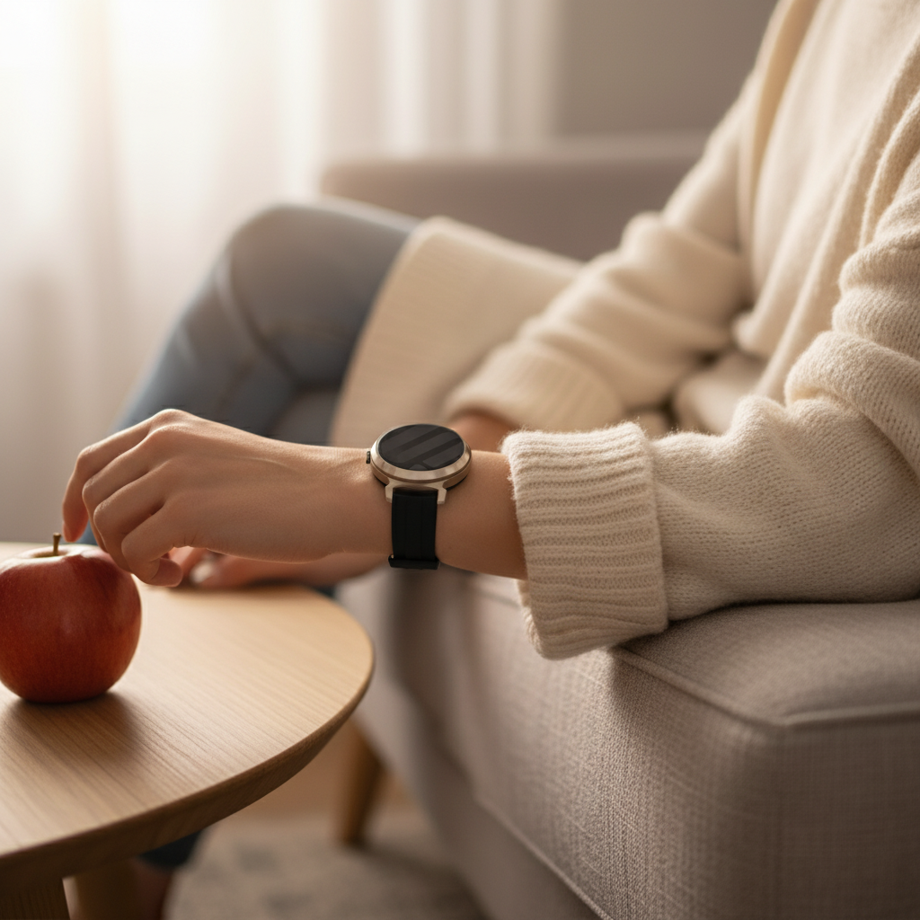 Garmin Lily 2 Silicone Strap (Black)