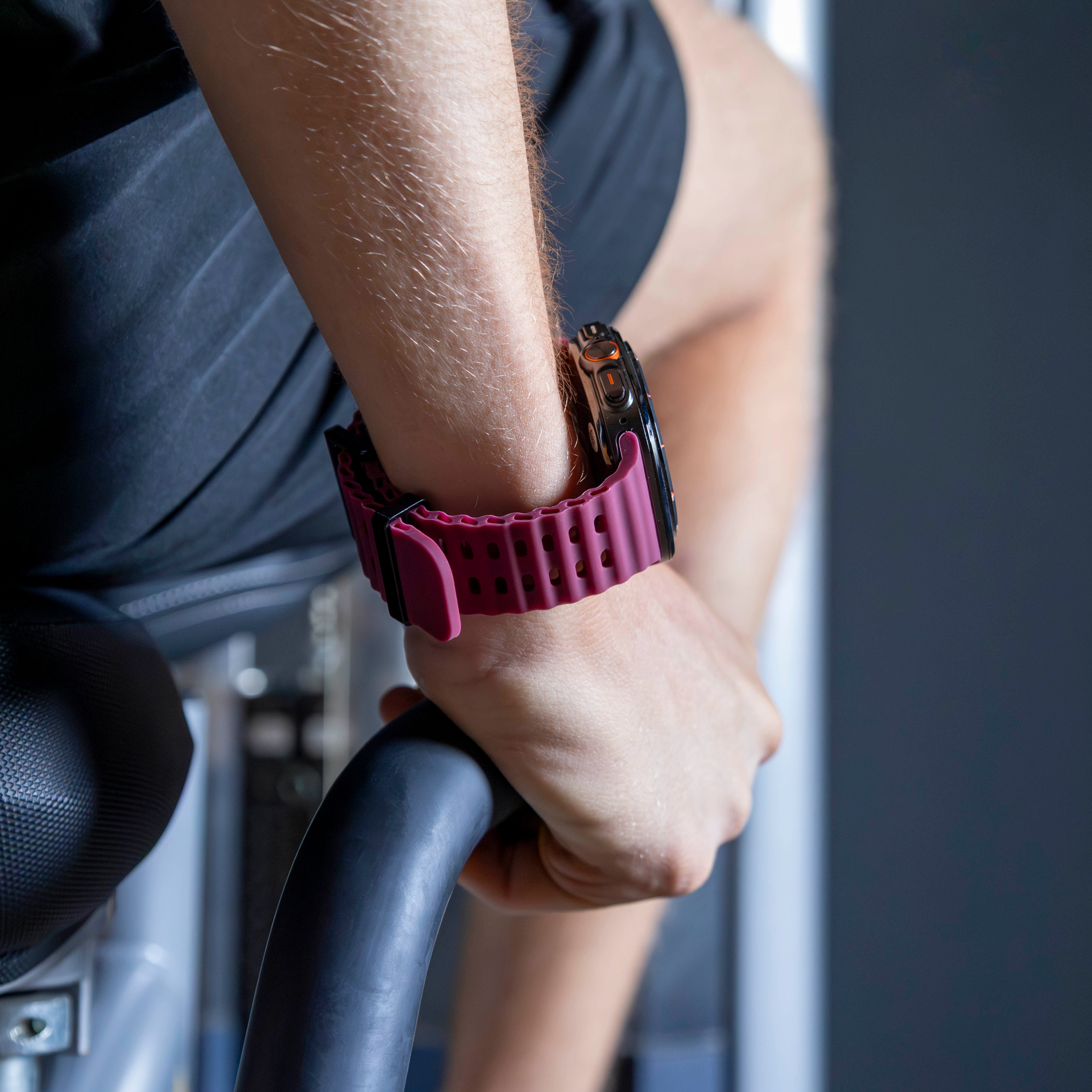 Samsung Galaxy Watch Ultra Ocean Strap (Wine Red)