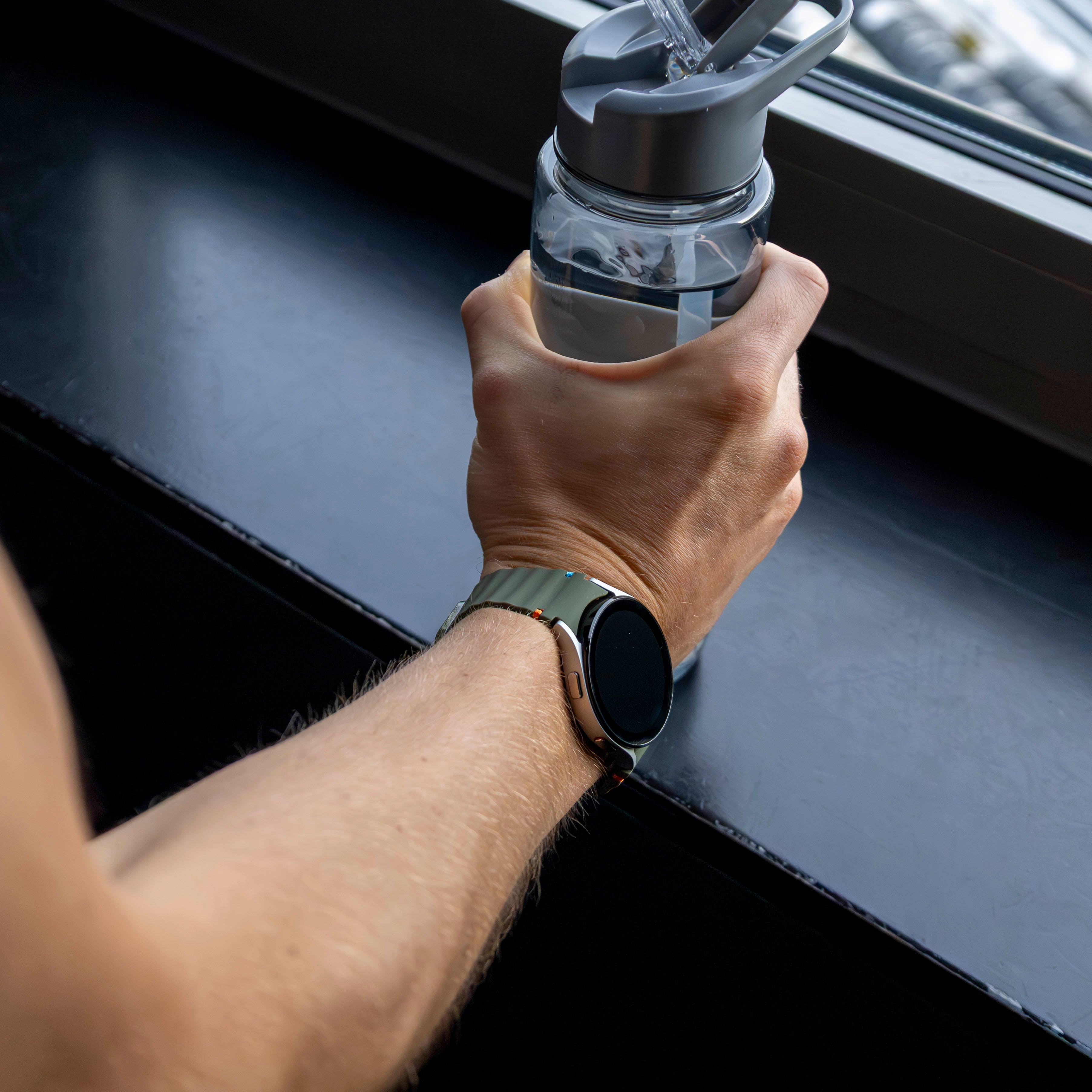 Samsung Galaxy Watch 4 40mm Wave Armband (Armeegrün)