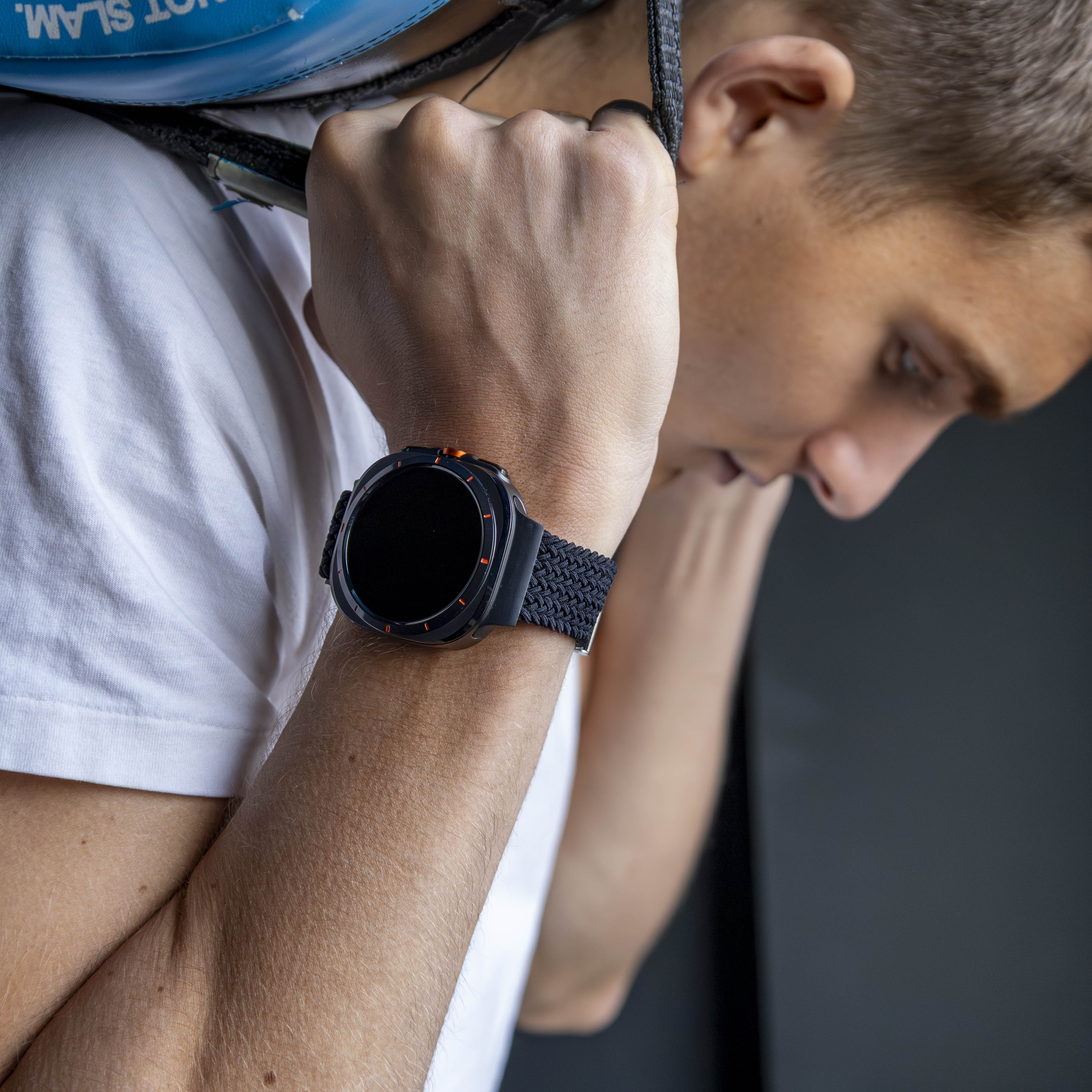 Samsung Galaxy Watch Ultra geflochtenes Armband (Schwarz)