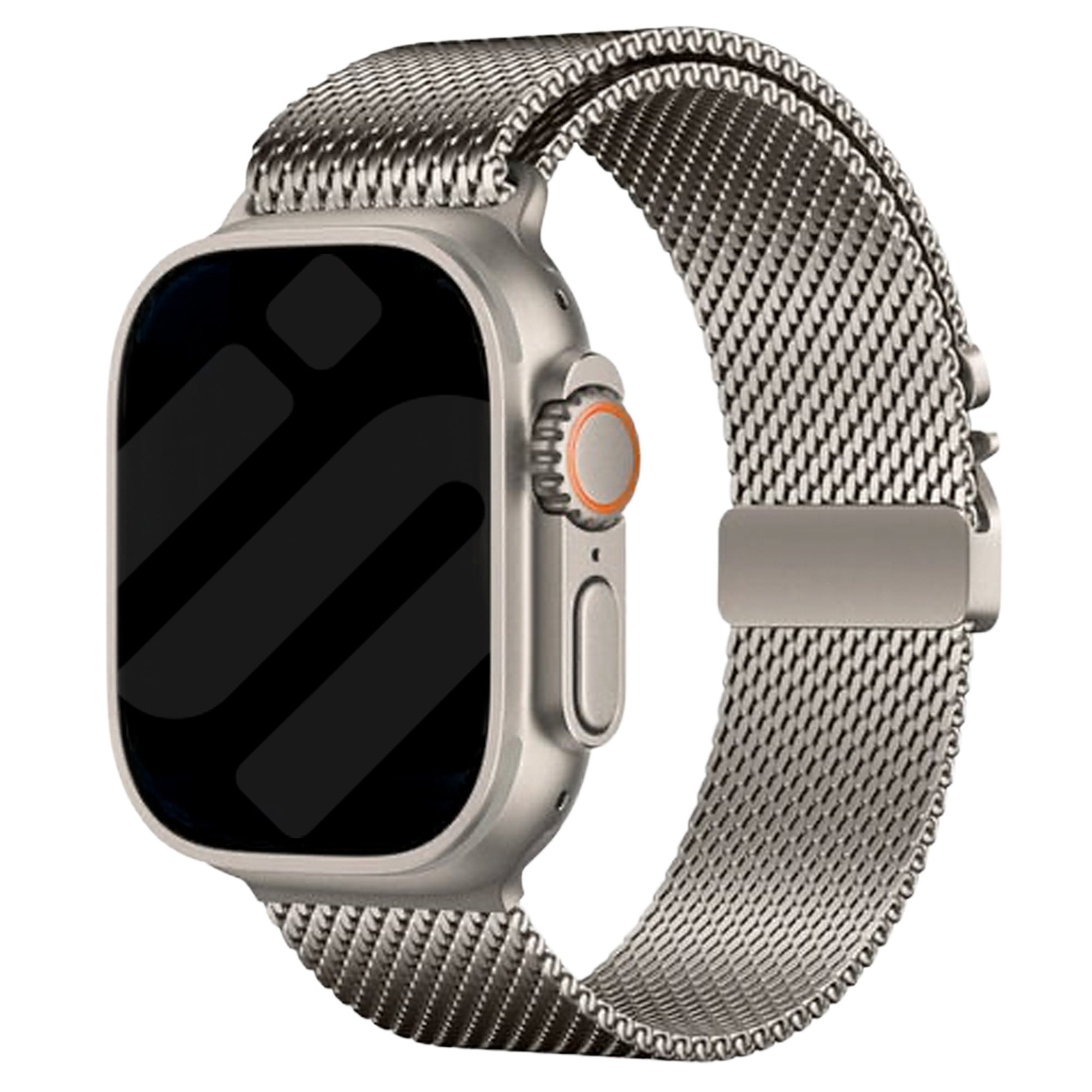 Apple Watch Modern Milanese Strap (Titanium)