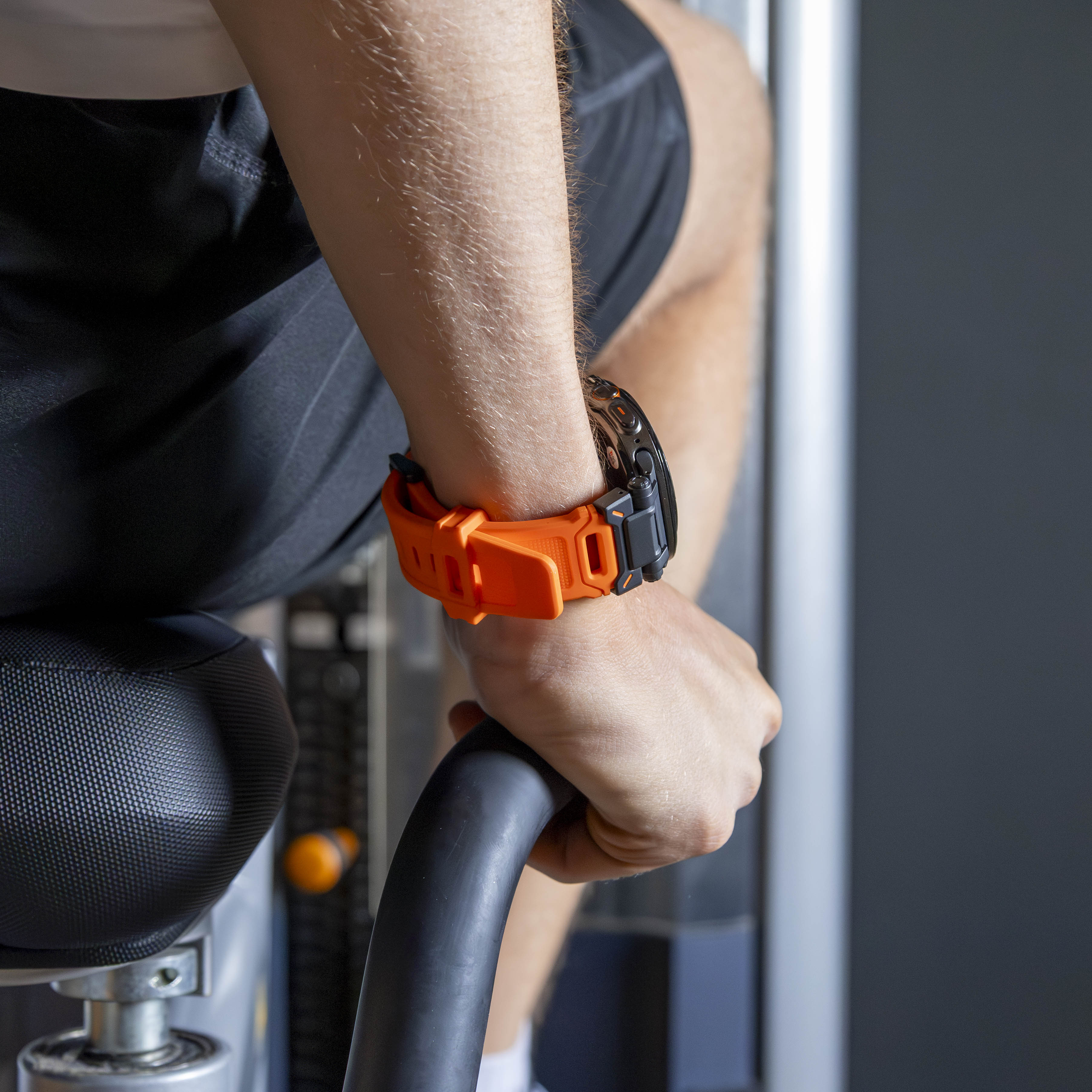 Samsung Galaxy Watch Ultra 'Explorer' TPU Armband (Orange mit Schwarz)