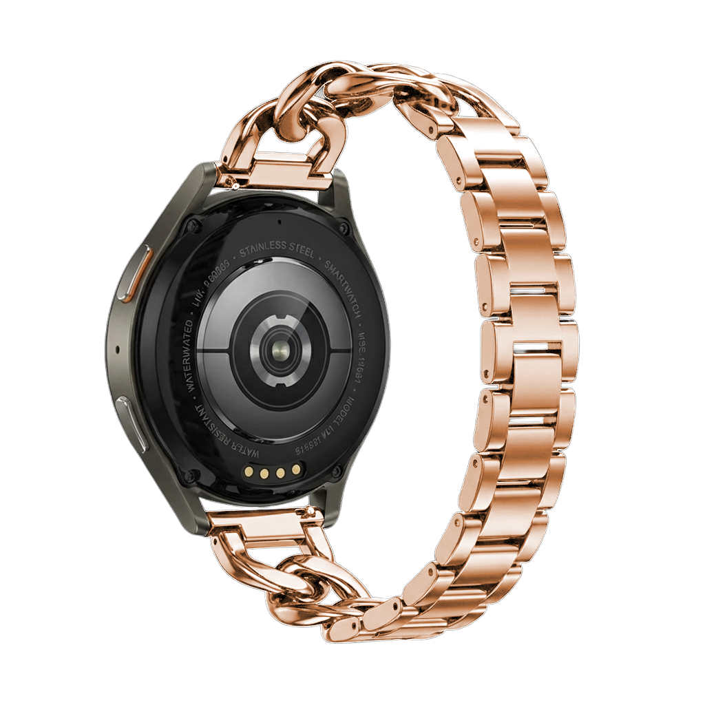 Samsung Galaxy Watch 3 41mm Steel Chain Strap (Rose Gold)