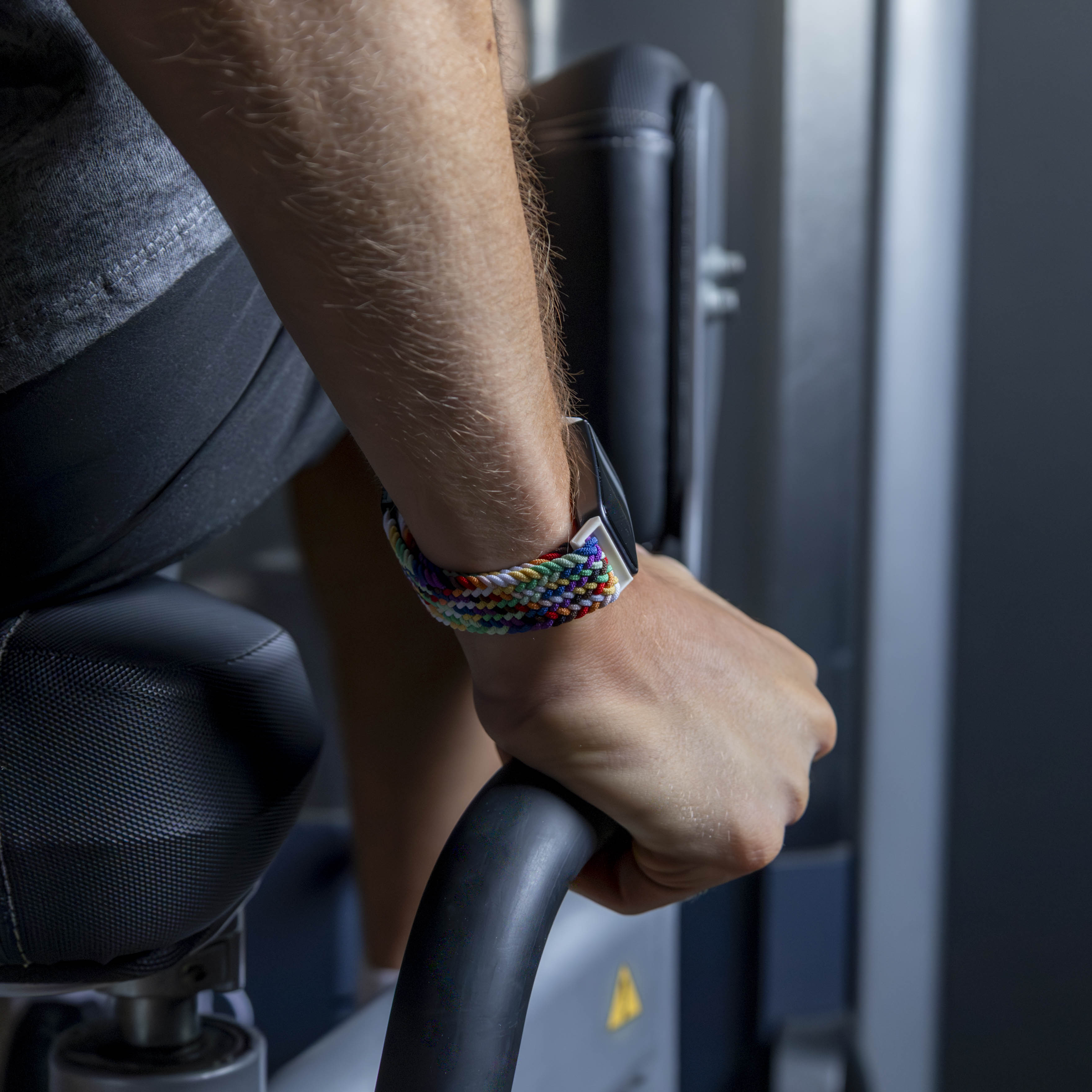 Huawei Band 10 Geflochtenes Armband (Regenbogen)