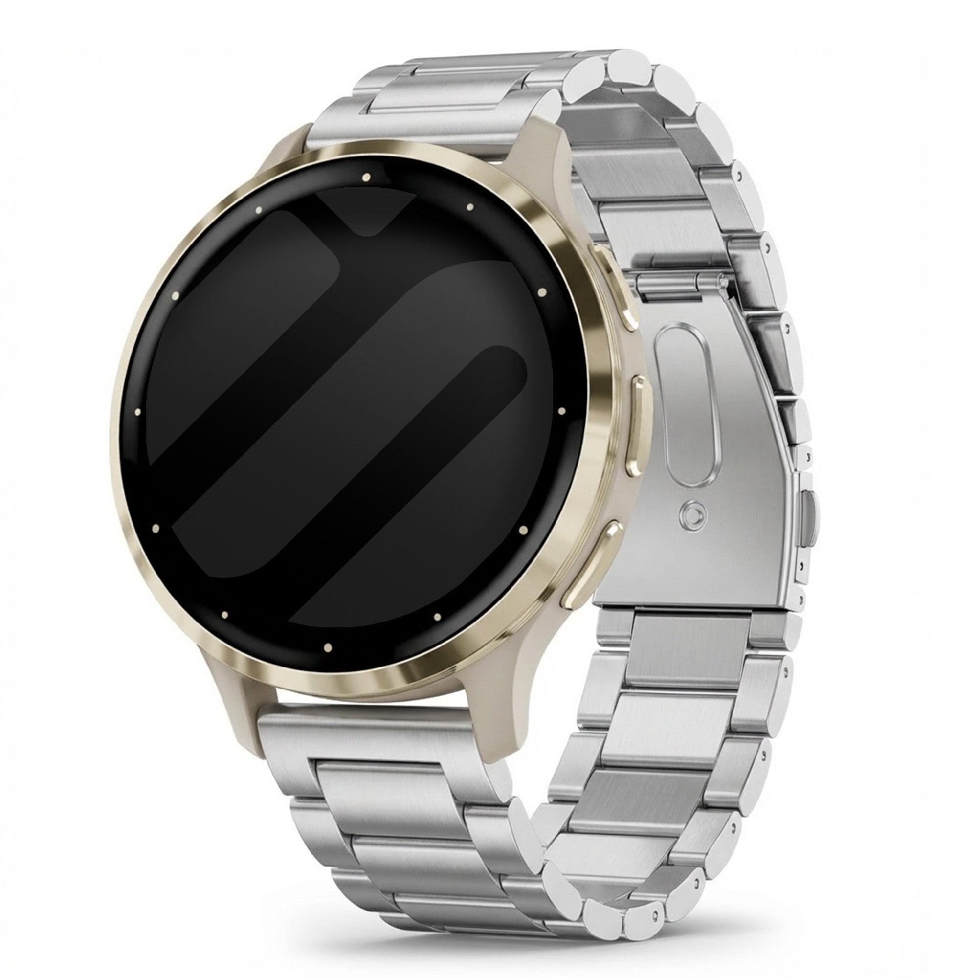 Garmin Venu 3s Stahlarmband (Silber)