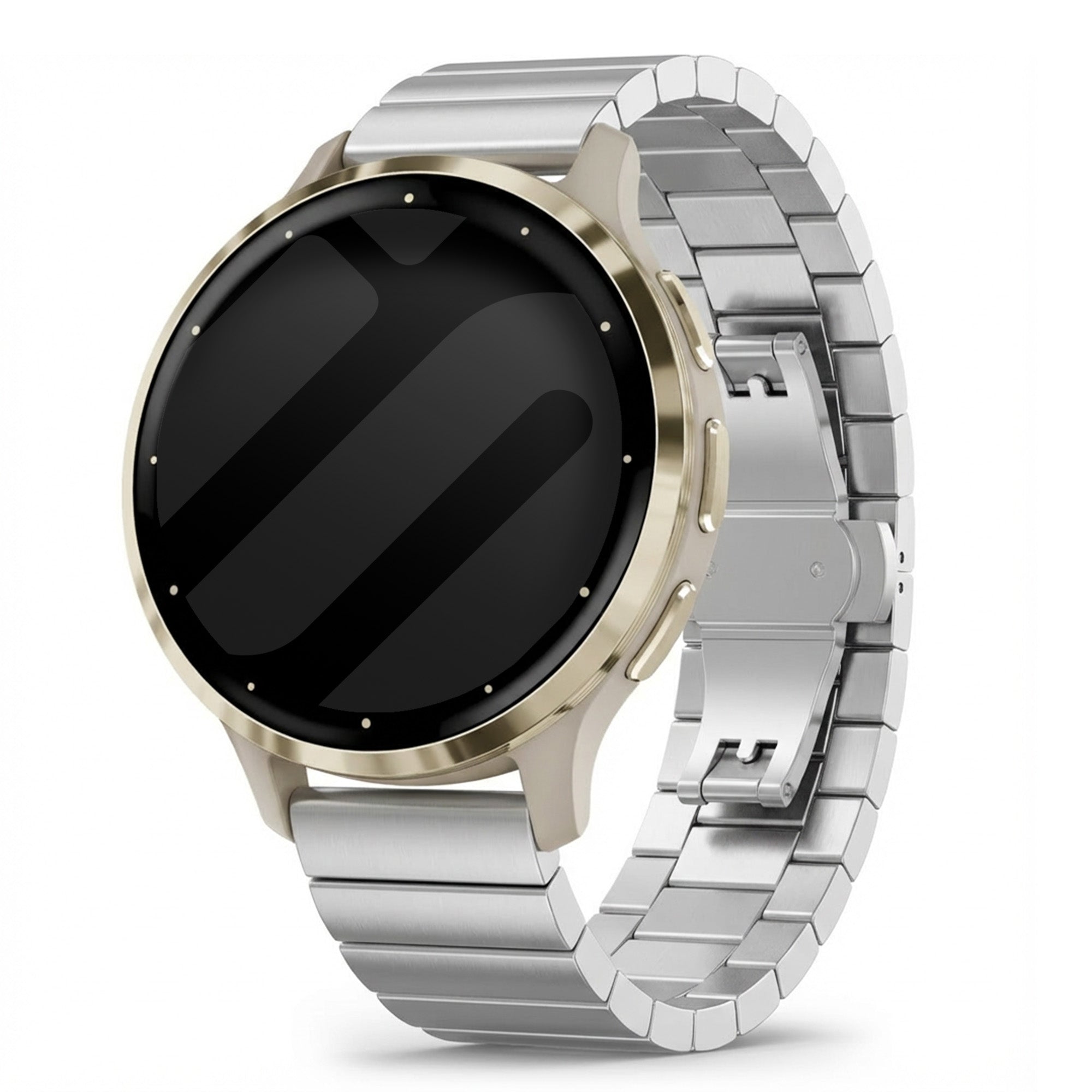 Garmin Venu 3s Metalarmband (Silber)