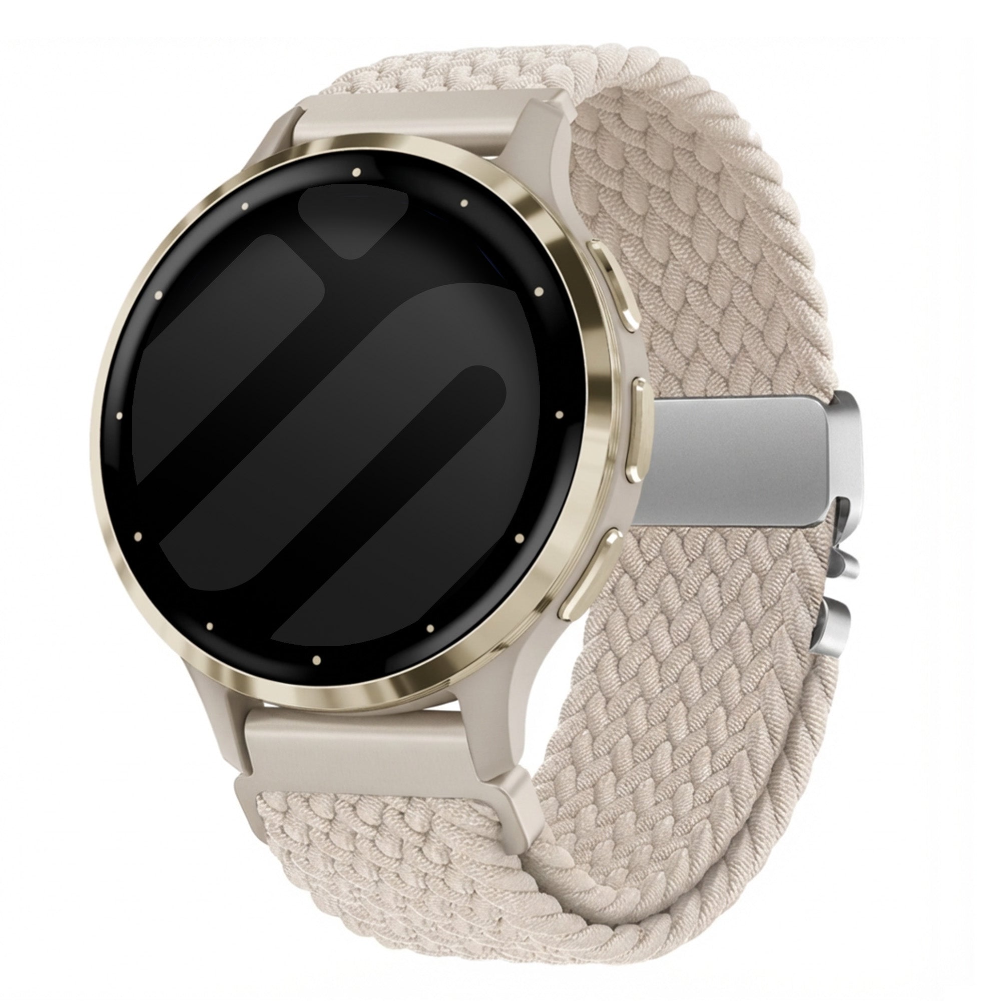 Garmin Venu 3s Geflochtenes Armband mit P-Schließe (Polarstern)