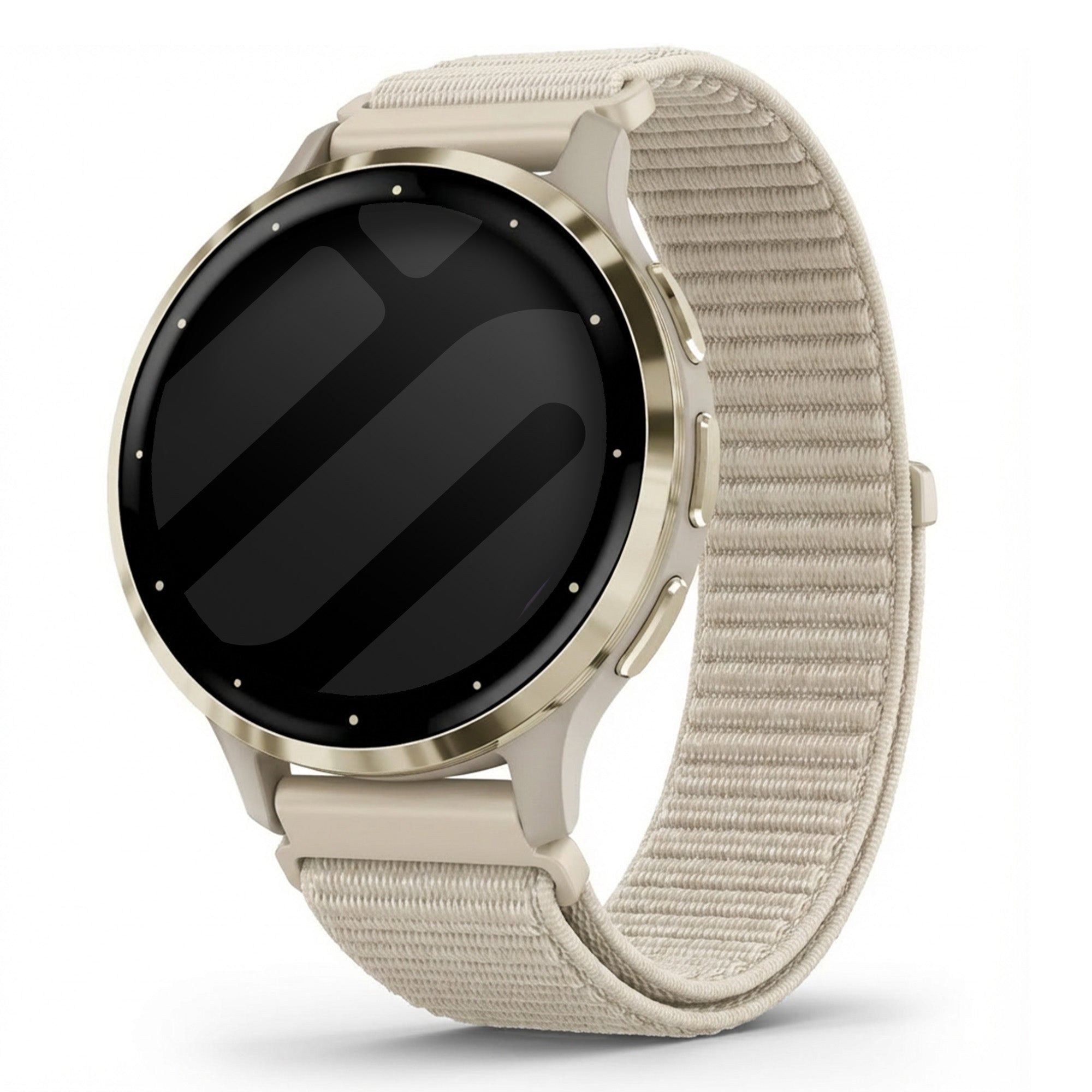 Garmin Venu 3s Wave Nylon Strap (Starlight)