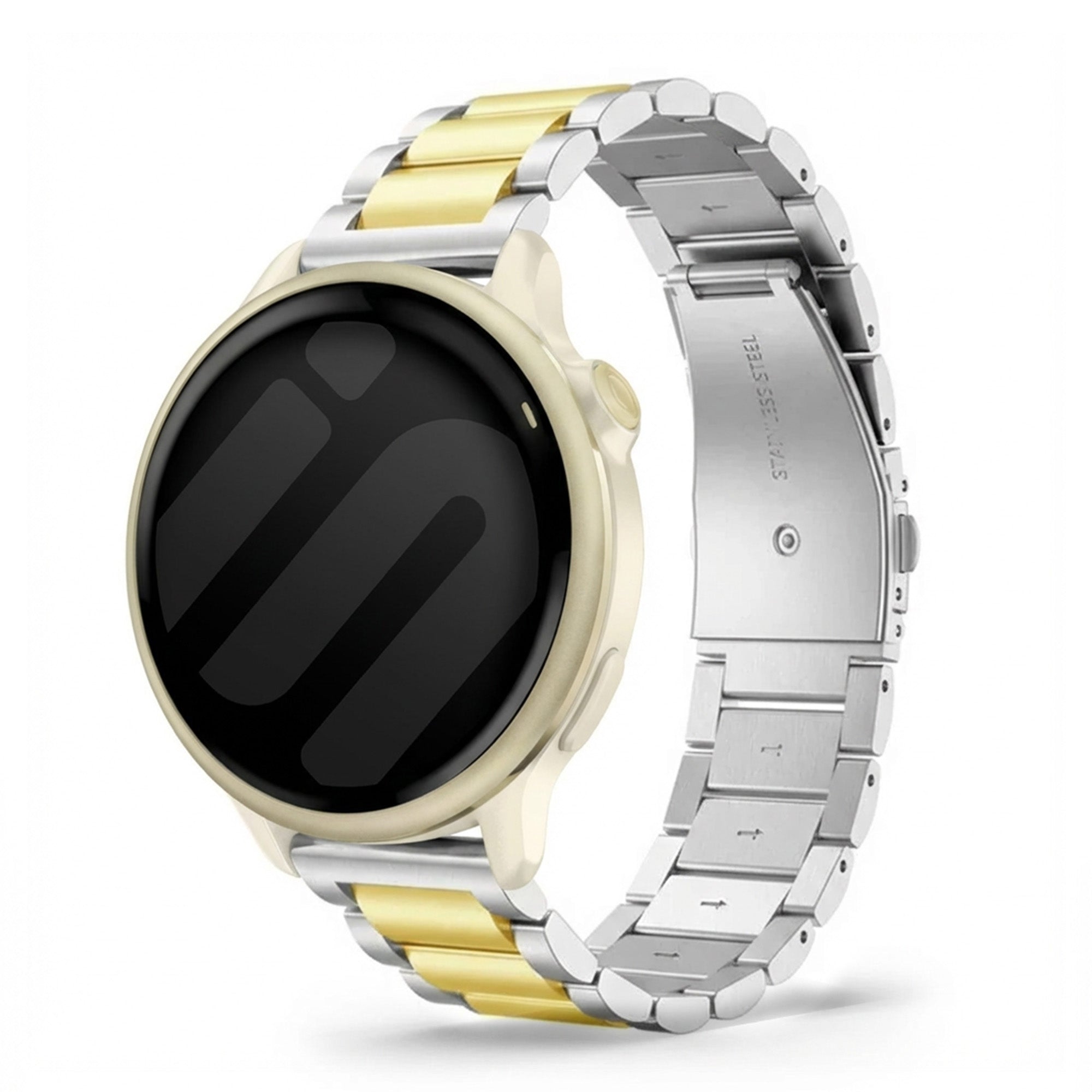 Garmin Vivoactive 6 Stahlarmband (Silber/Gold)
