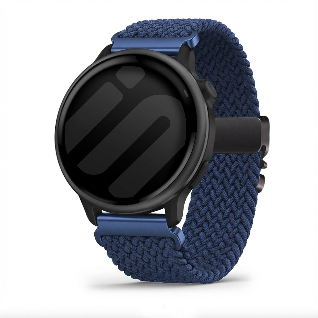 Garmin Vivoactive 6 Geflochtenes Armband mit P-Schnalle (Blau)