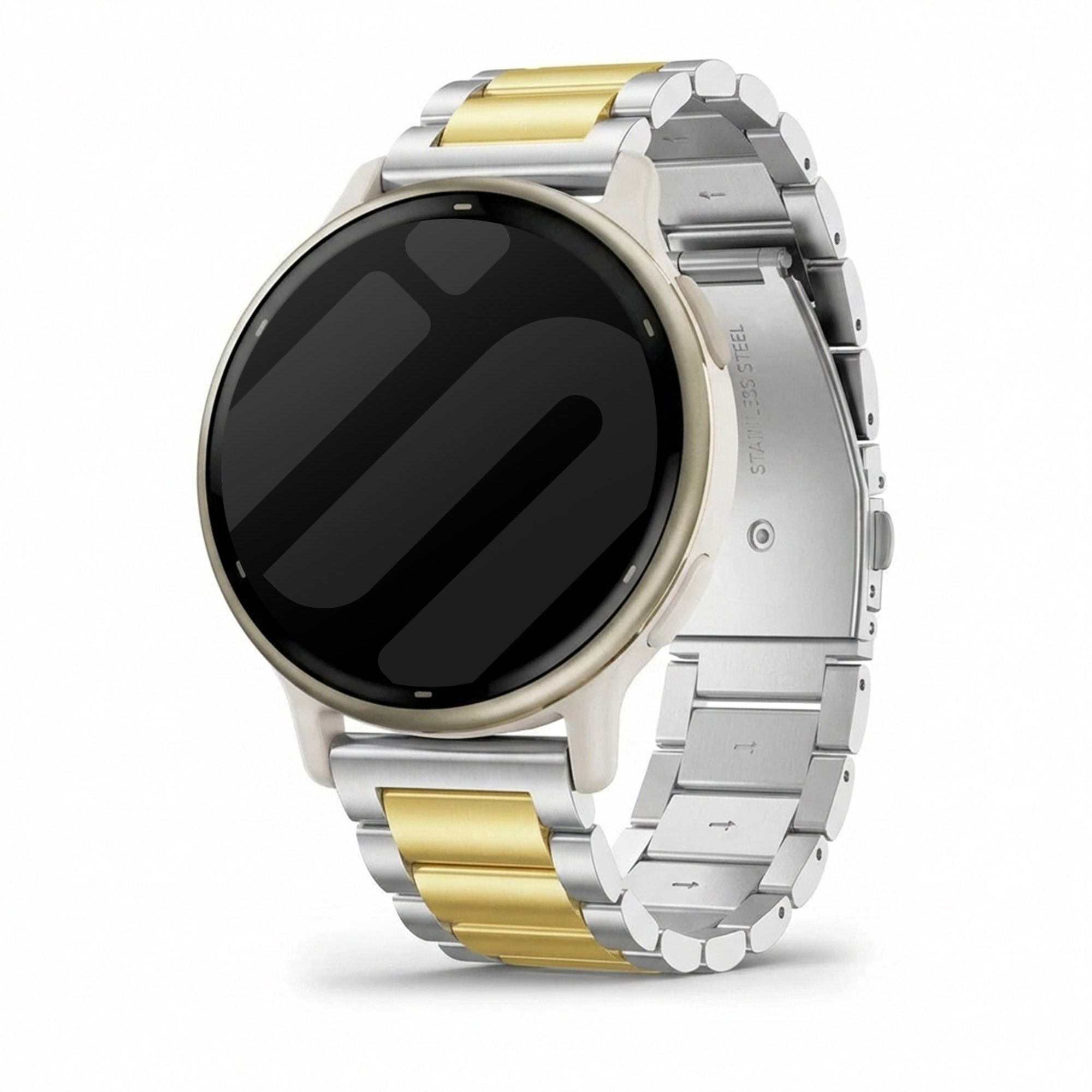 Garmin Vivoactive 5 Stahlarmband (Silber/Gold)