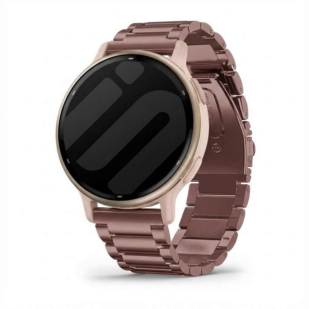Garmin Vivoactive 5 Stahlarmband (Bronze-Braun)