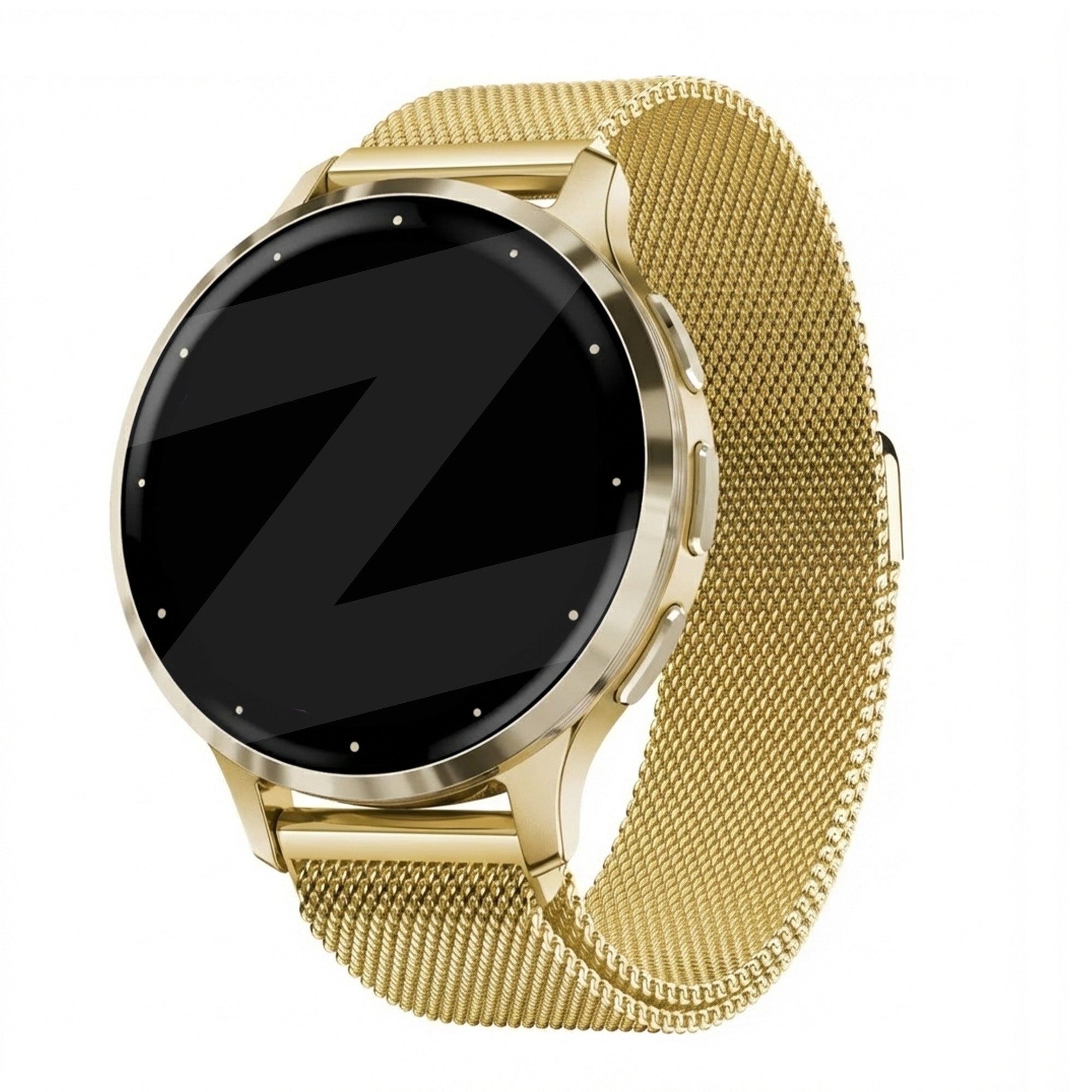 Bandz Garmin Venu 3s Milanese Loop Armband (Gold)