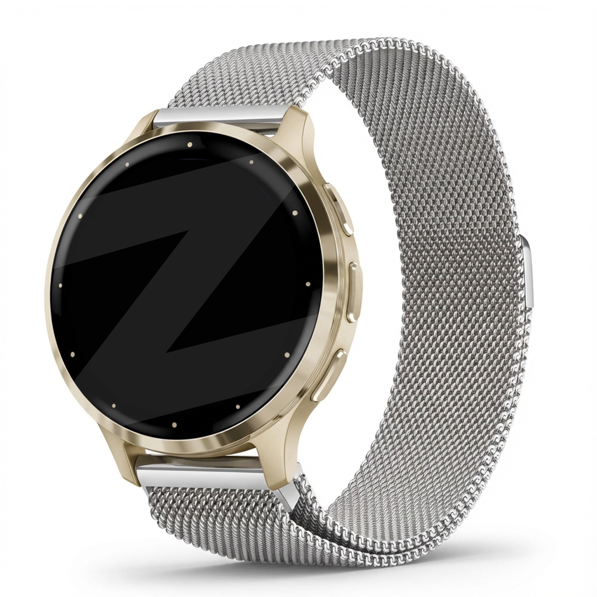 Bandz Garmin Venu 3s Milanese Loop Strap (Starlight)
