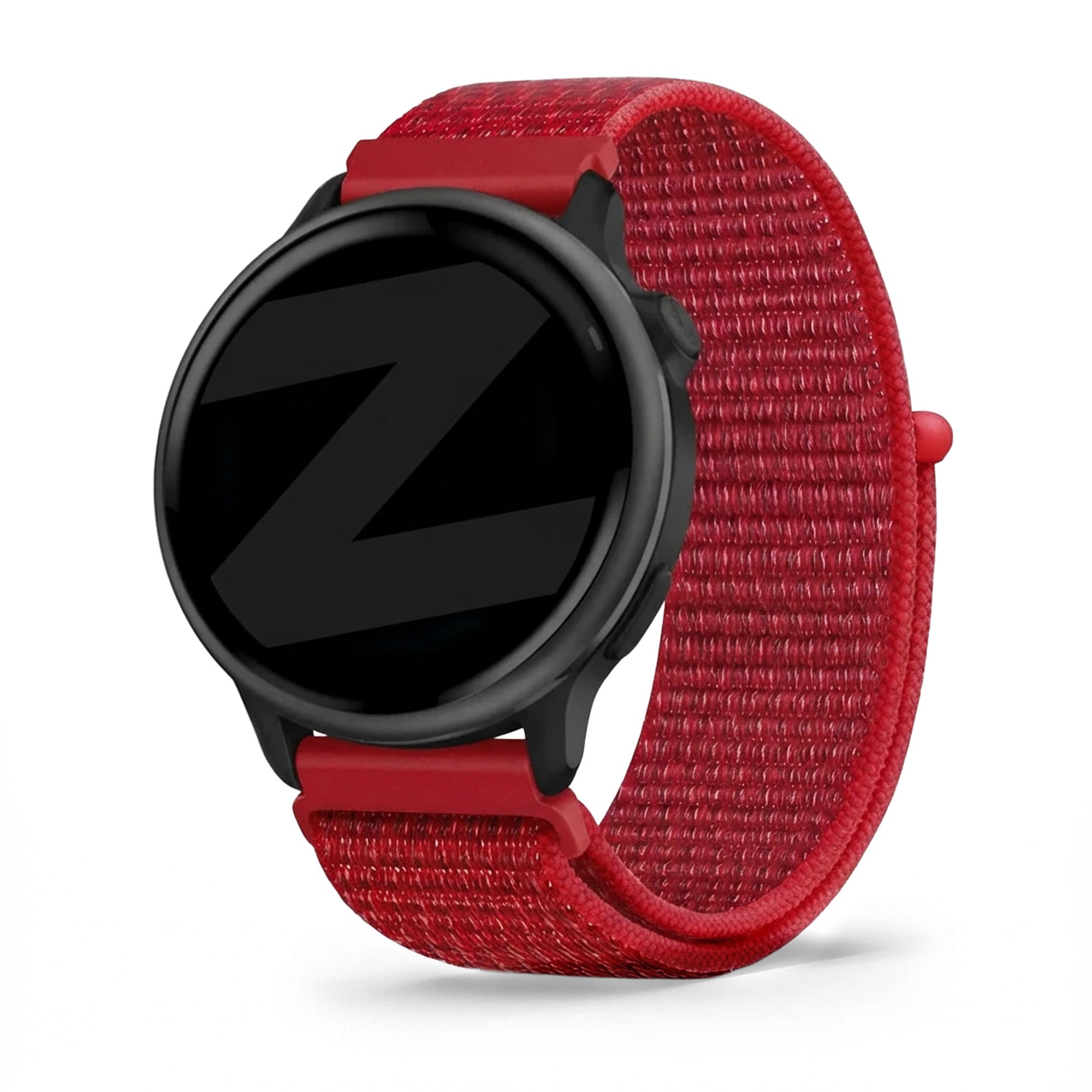 Bandz Garmin Vivoactive 6 Nylon Loop Armband (Rot)