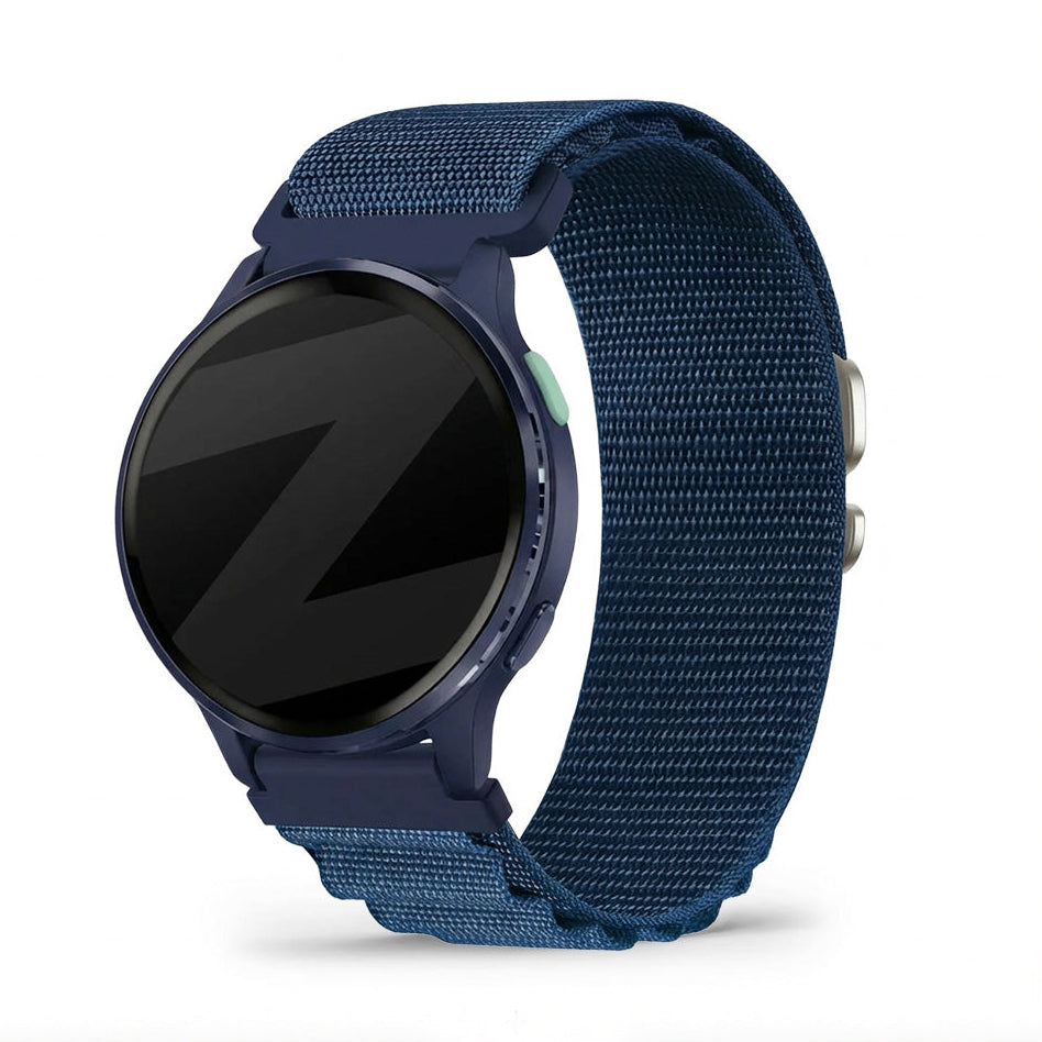 Bandz Garmin Vivoactive 5 Alpine Nylonarmband (Blau)