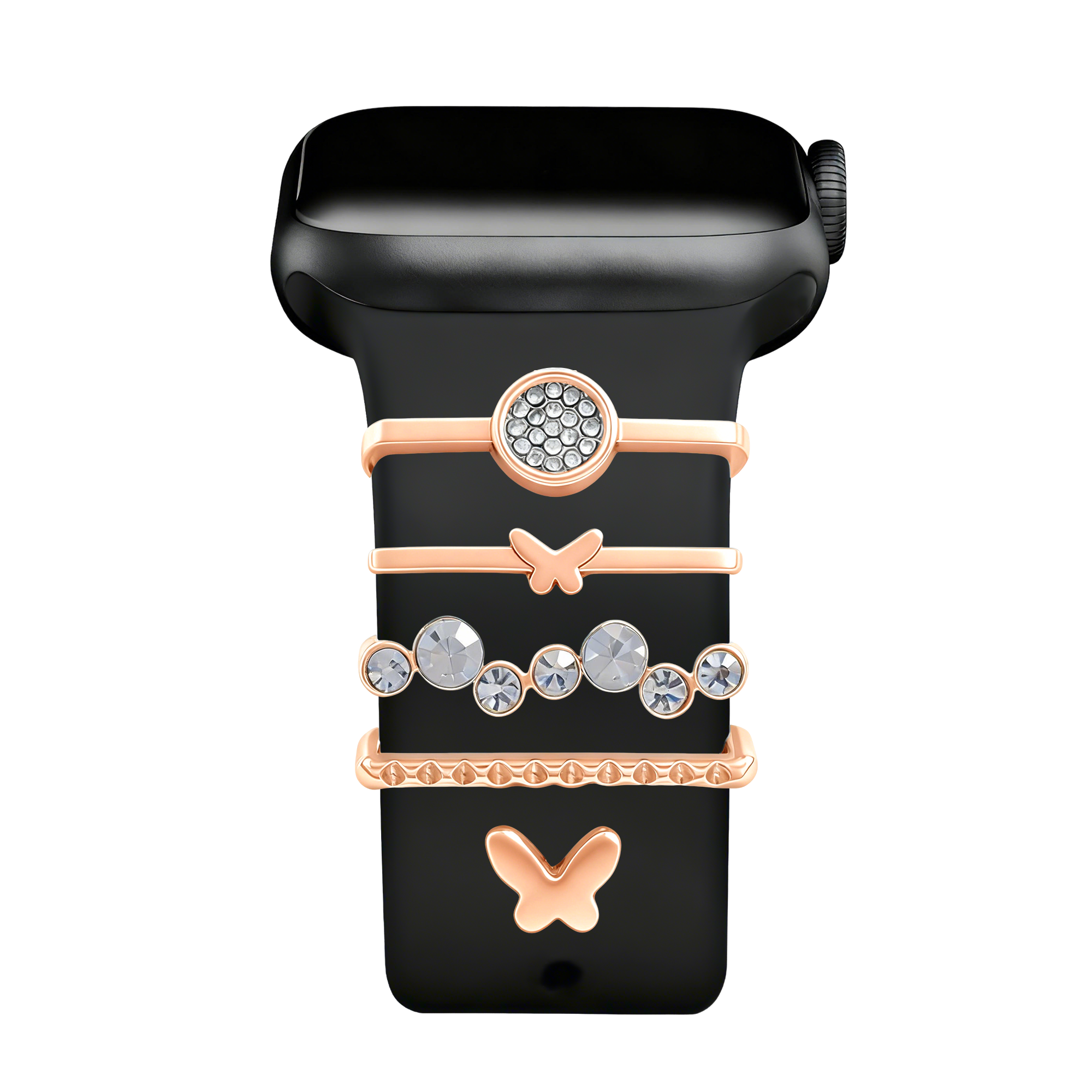 Anhänger für dein Apple Watch Armband - Butterfly (Roségold)