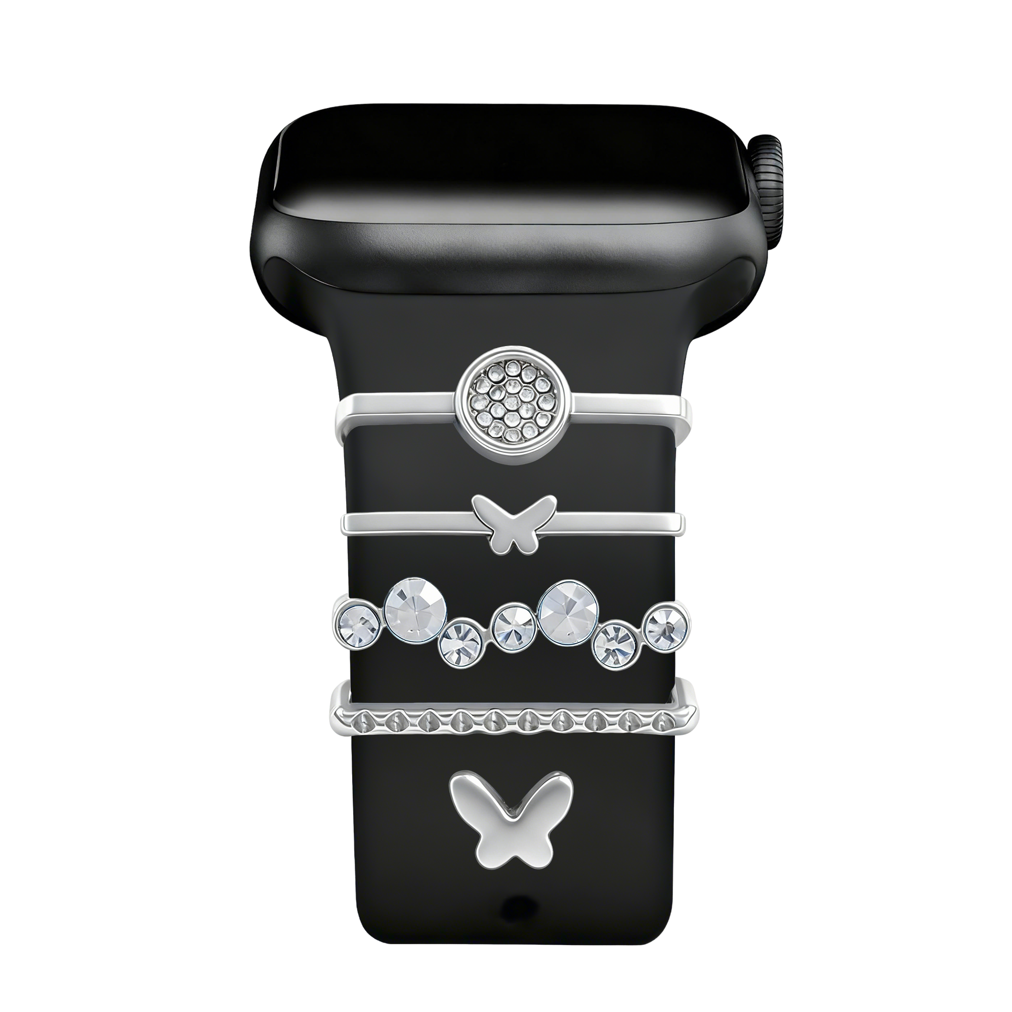 Watch Strap Charm - Butterfly (Silver)