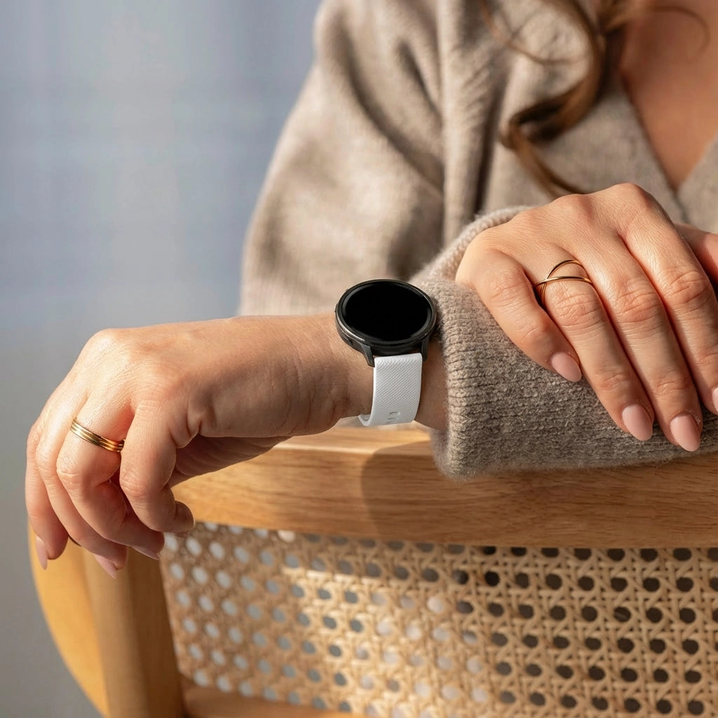 Bandz Garmin Approach S42 Silicone Strap 'Premium' (White)