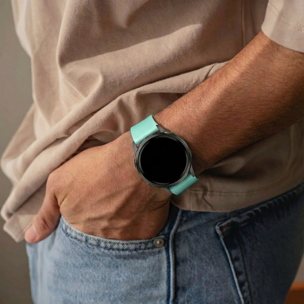 Bandz Garmin Forerunner 245 Silicone Strap 'Premium' (Aqua)