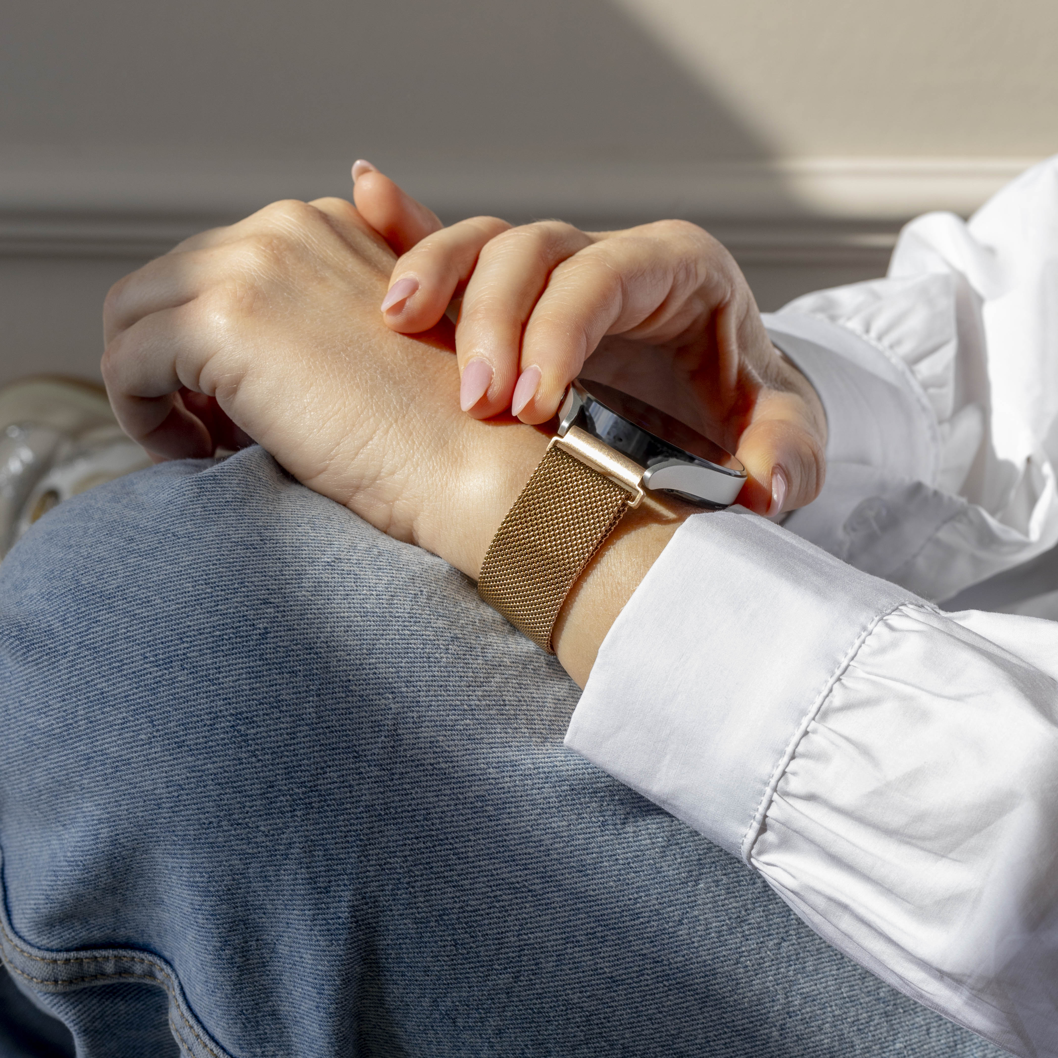 Polar Ignite Milanese-Armband (Roségold)