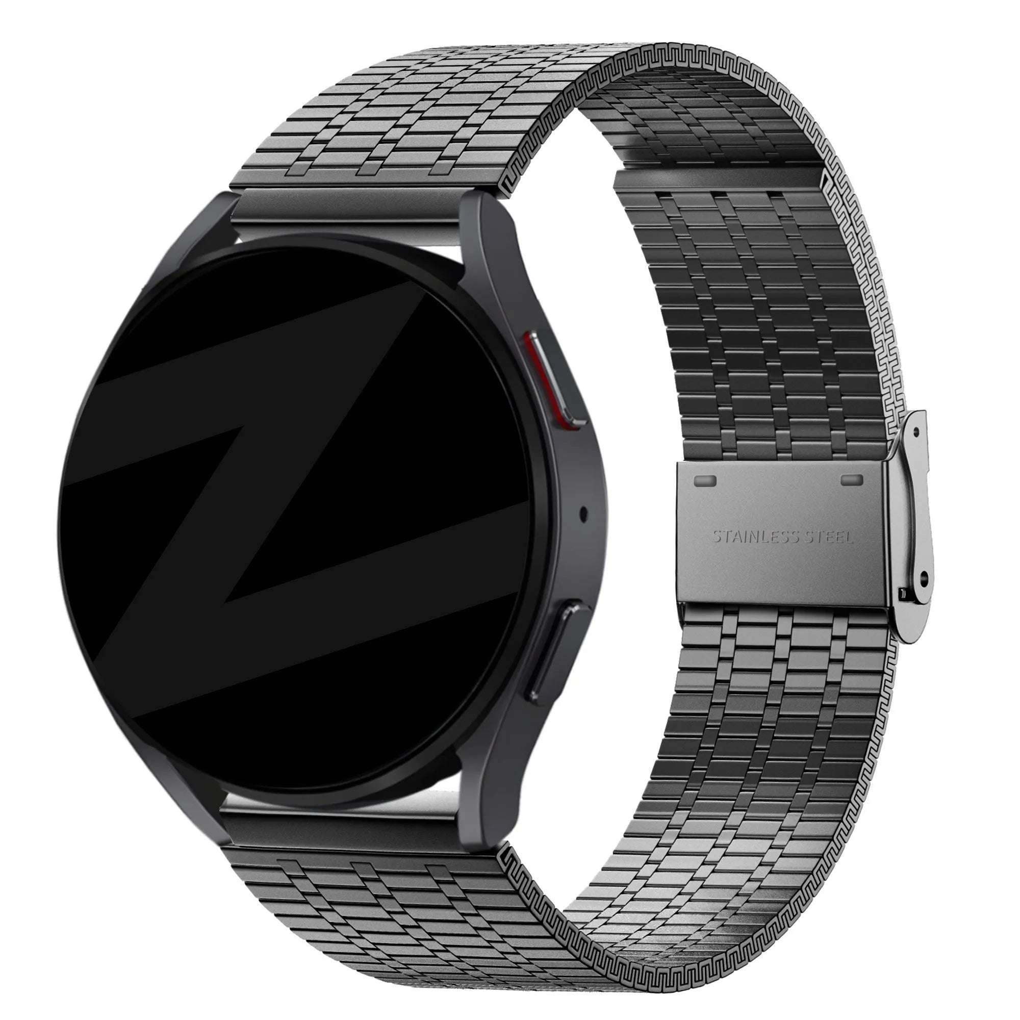 Bandz Suunto 5 Peak verstellbares Stahlarmband (Schwarz)