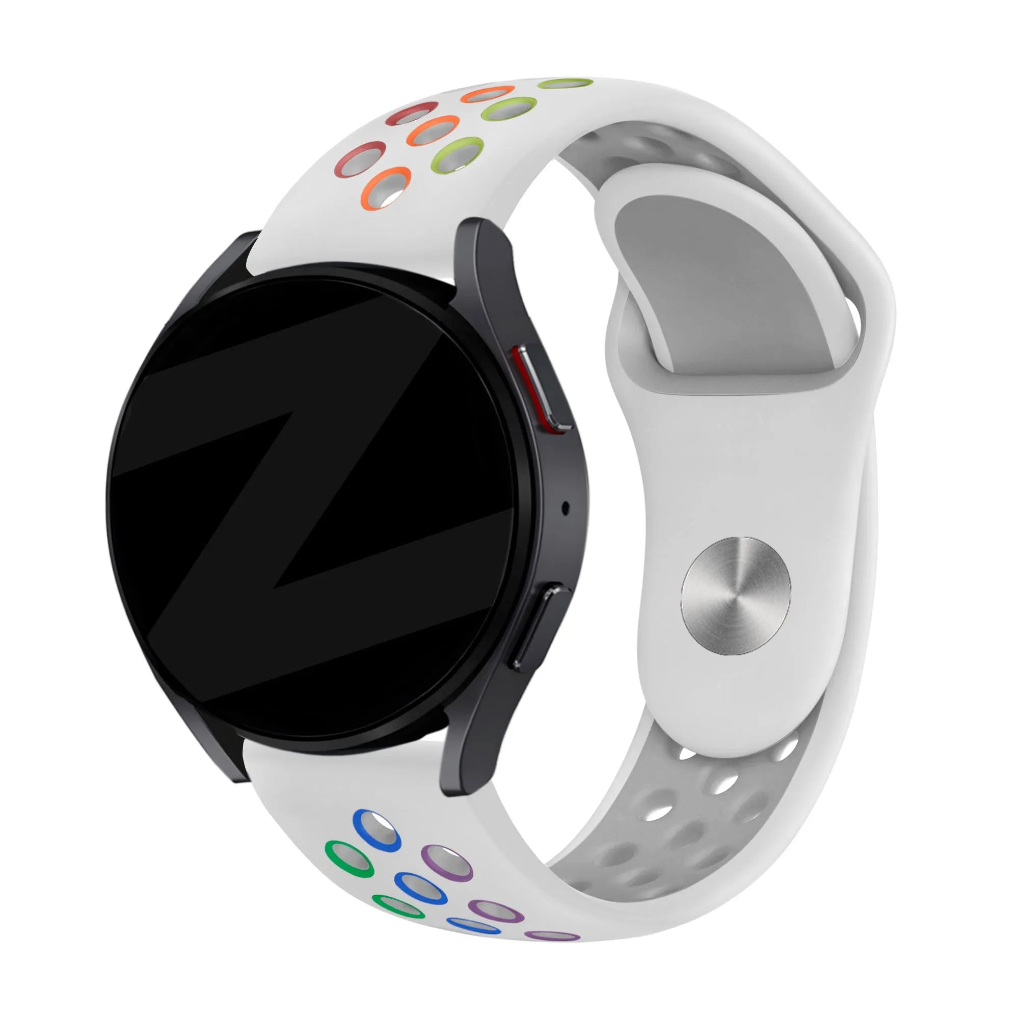 Bandz Gard Pro Health Smartwatch 3 - 41mm Sportarmband 'Deluxe' (Weiß/Bunt)