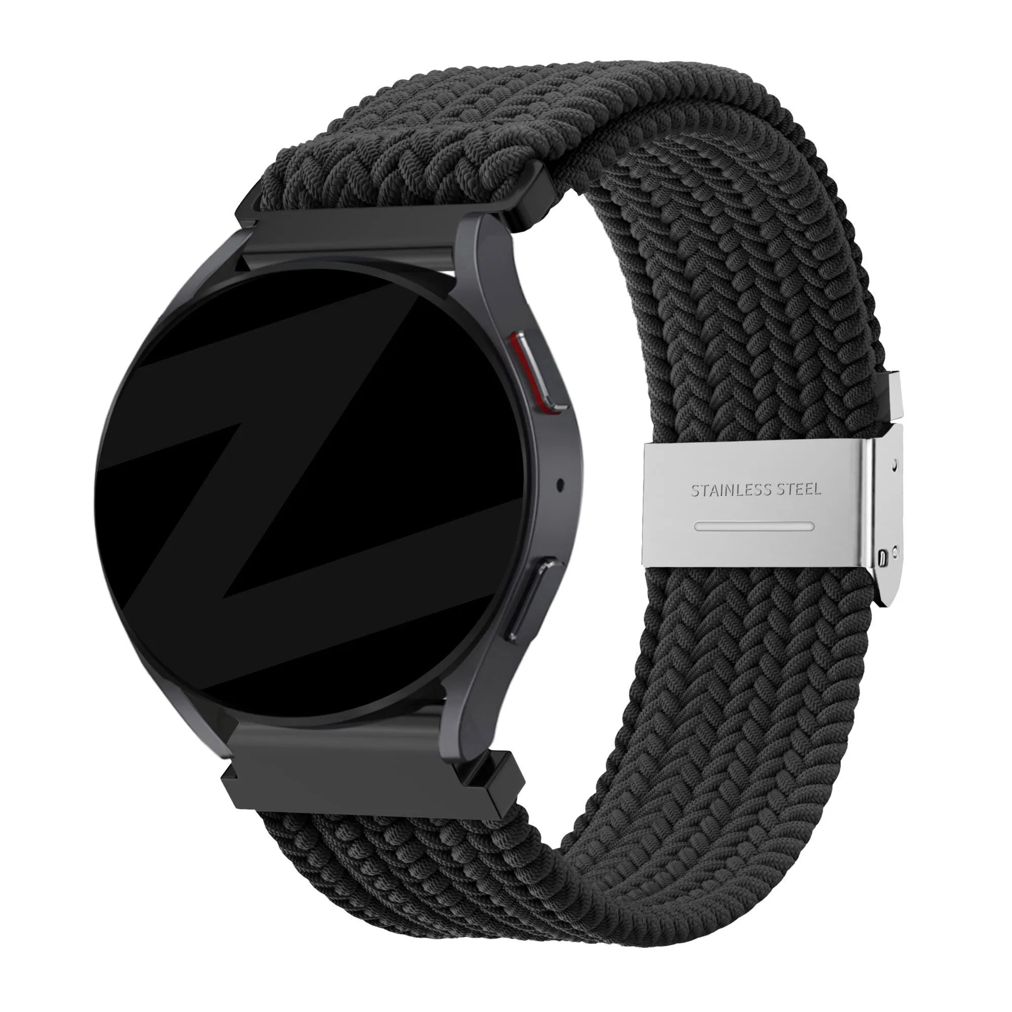 Bandz Suunto 9 Peak Pro geflochtenes Nylonarmband (Schwarz)