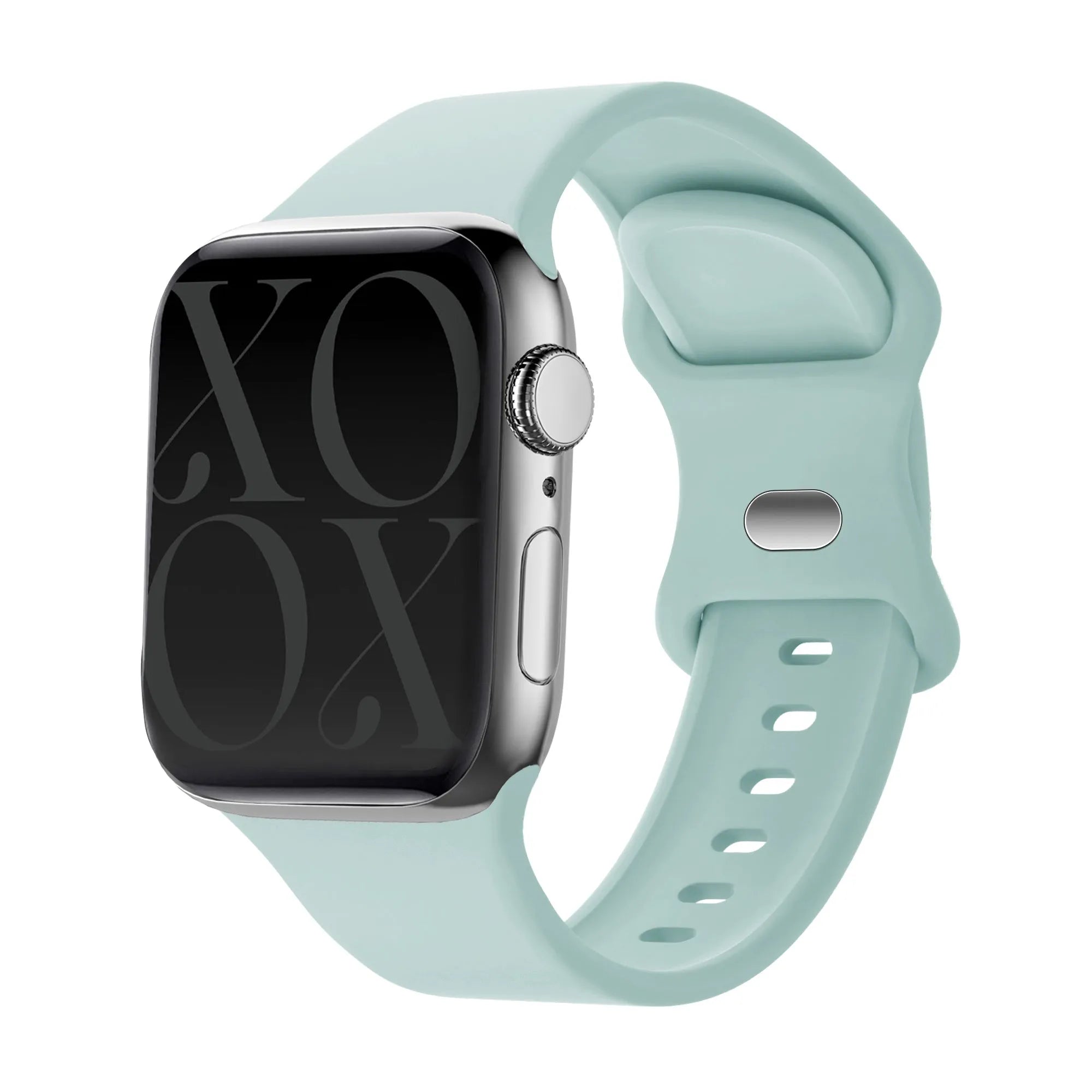 xoxo Wildhearts Apple Watch Silikonarmband (Mint Grün)