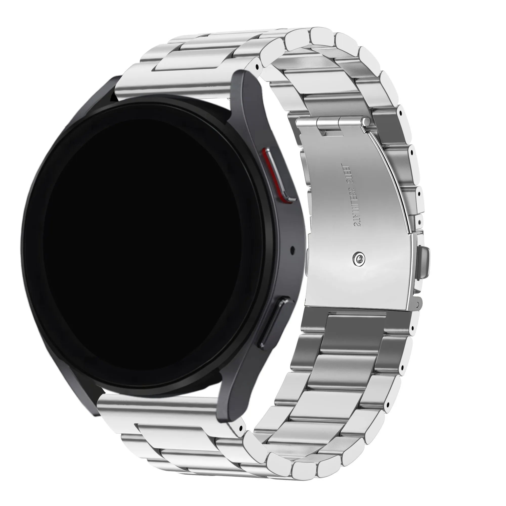 BALR Polar Grit X Steel Link Strap (Silver)