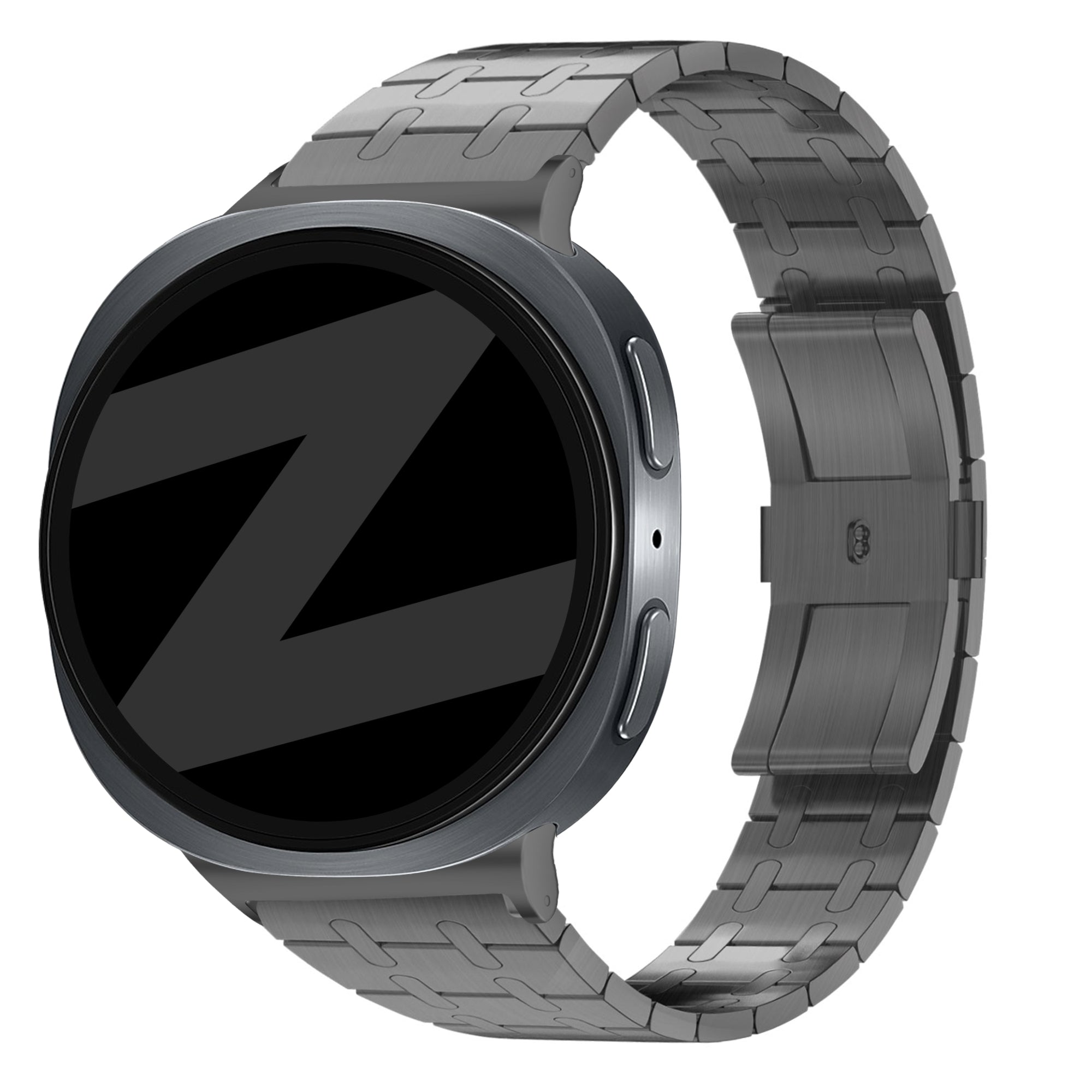 Bandz Samsung Galaxy Watch 8 Classic Stahlarmband 'Royal' (Schwarz)