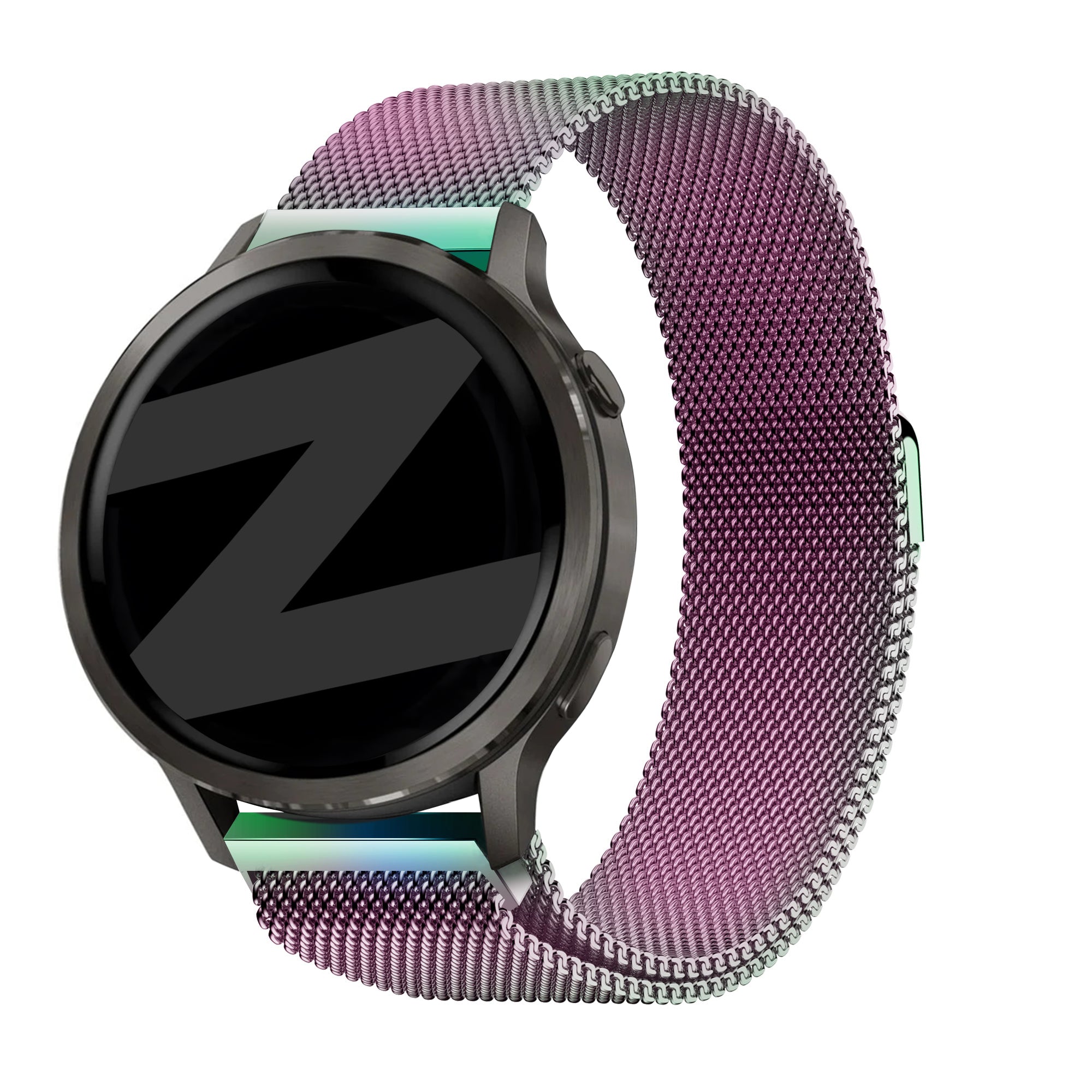 Bandz Garmin Forerunner 70 Milanese Loop Armband (Perlmutt)