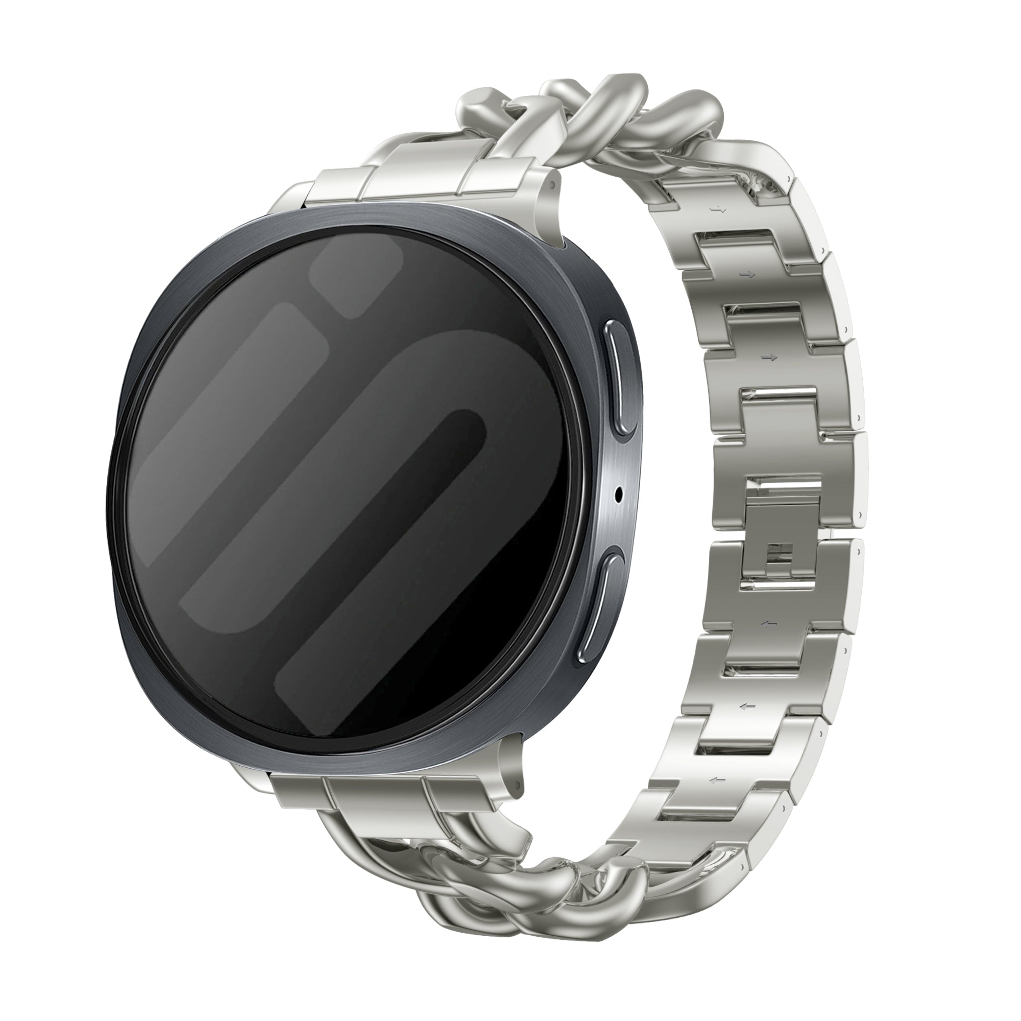 Samsung Galaxy Watch 8 - 44mm Stahl Gliederarmband (Polarstern)