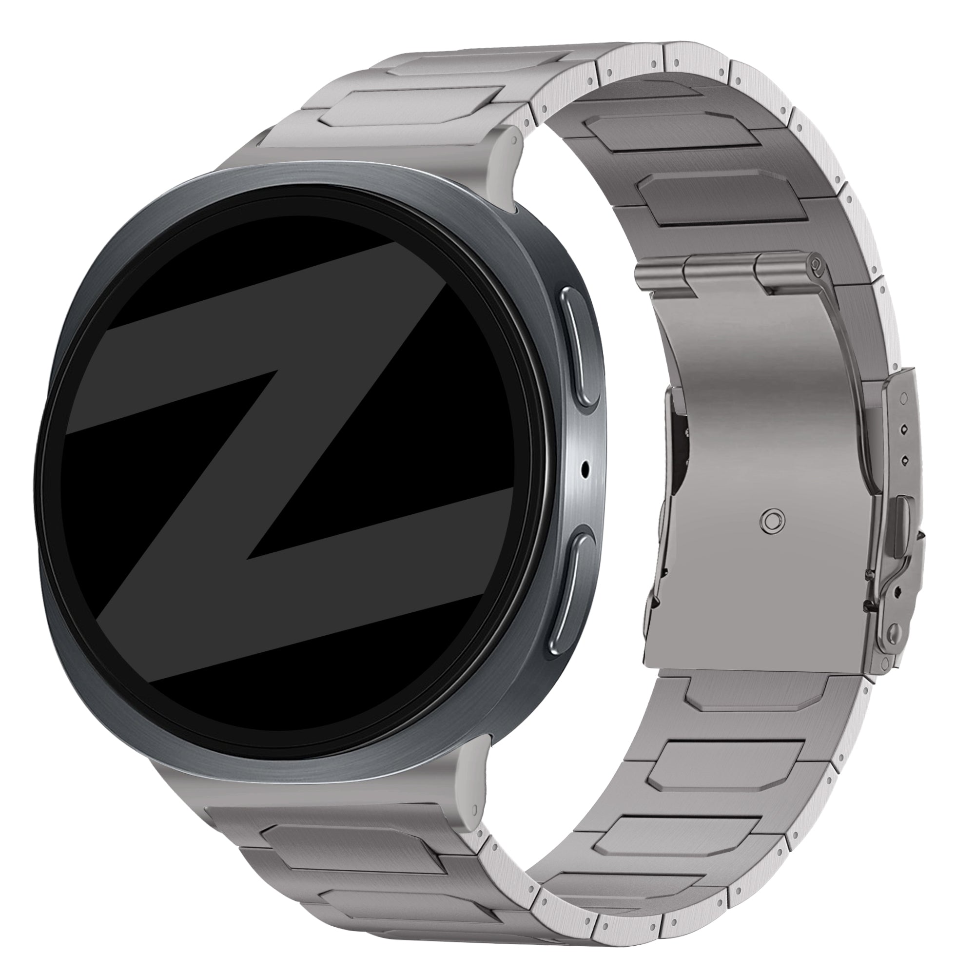 Bandz Samsung Galaxy Watch 8 - 40mm Titan-Armband 'Deluxe' (Titan)
