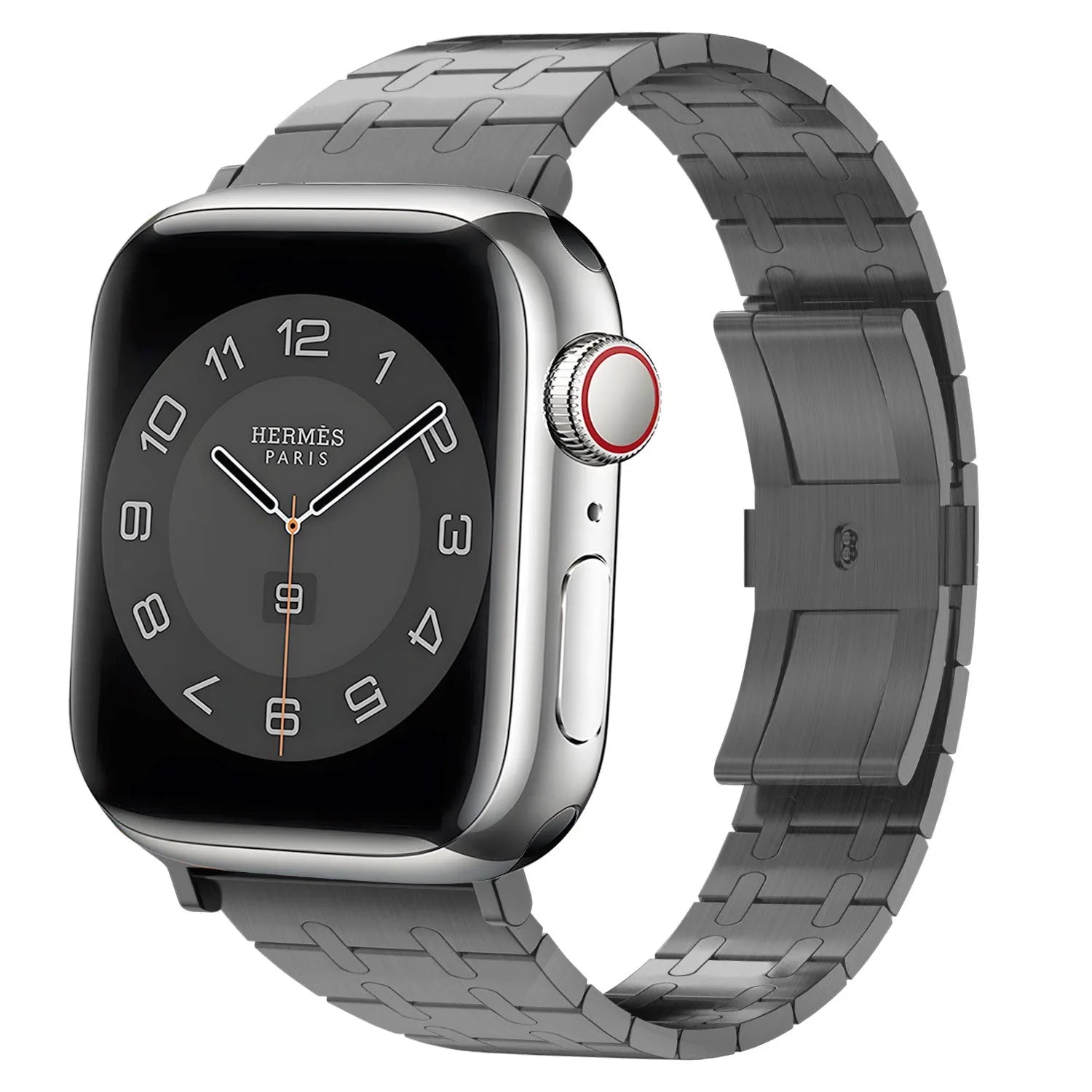 Balr. Apple Watch Edelstahl-Armband (Schwarz)